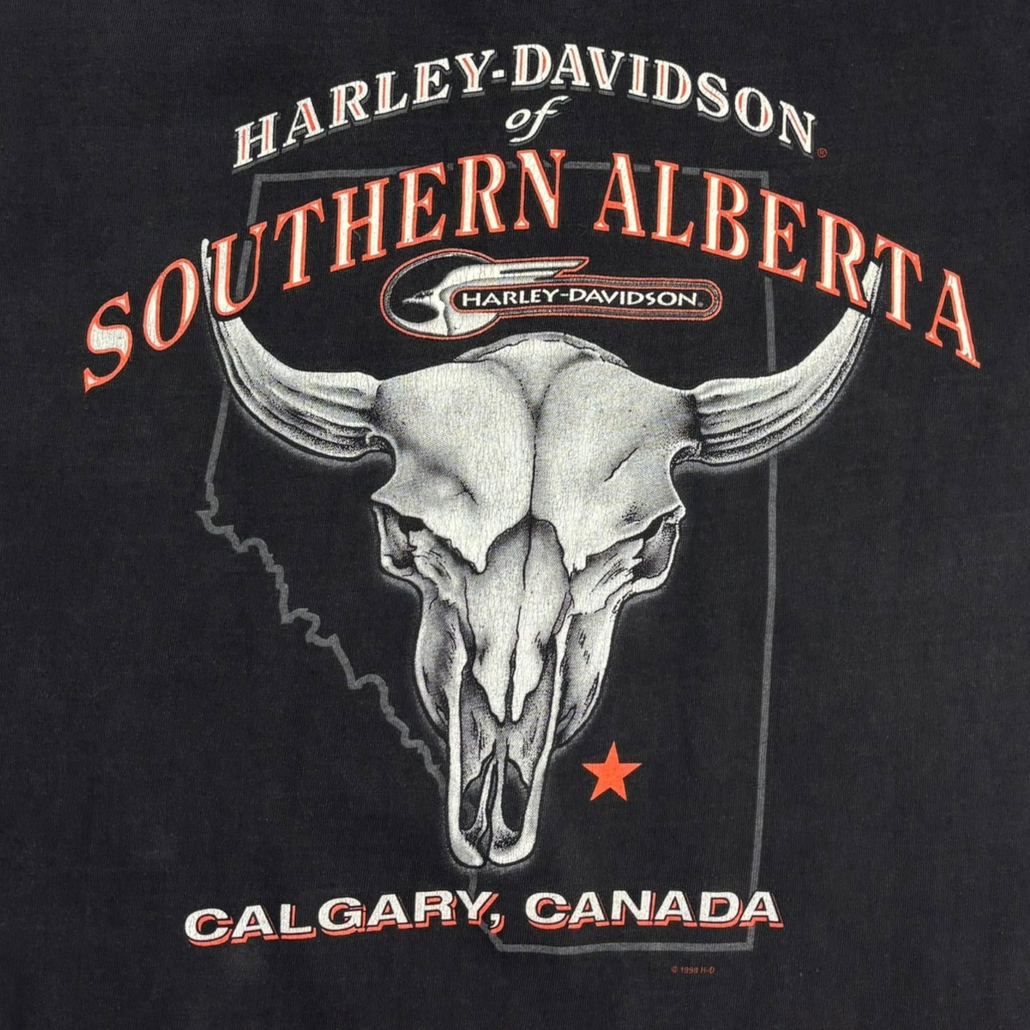 2000 Harley Davidson Southern Alberta T-Shirt Black