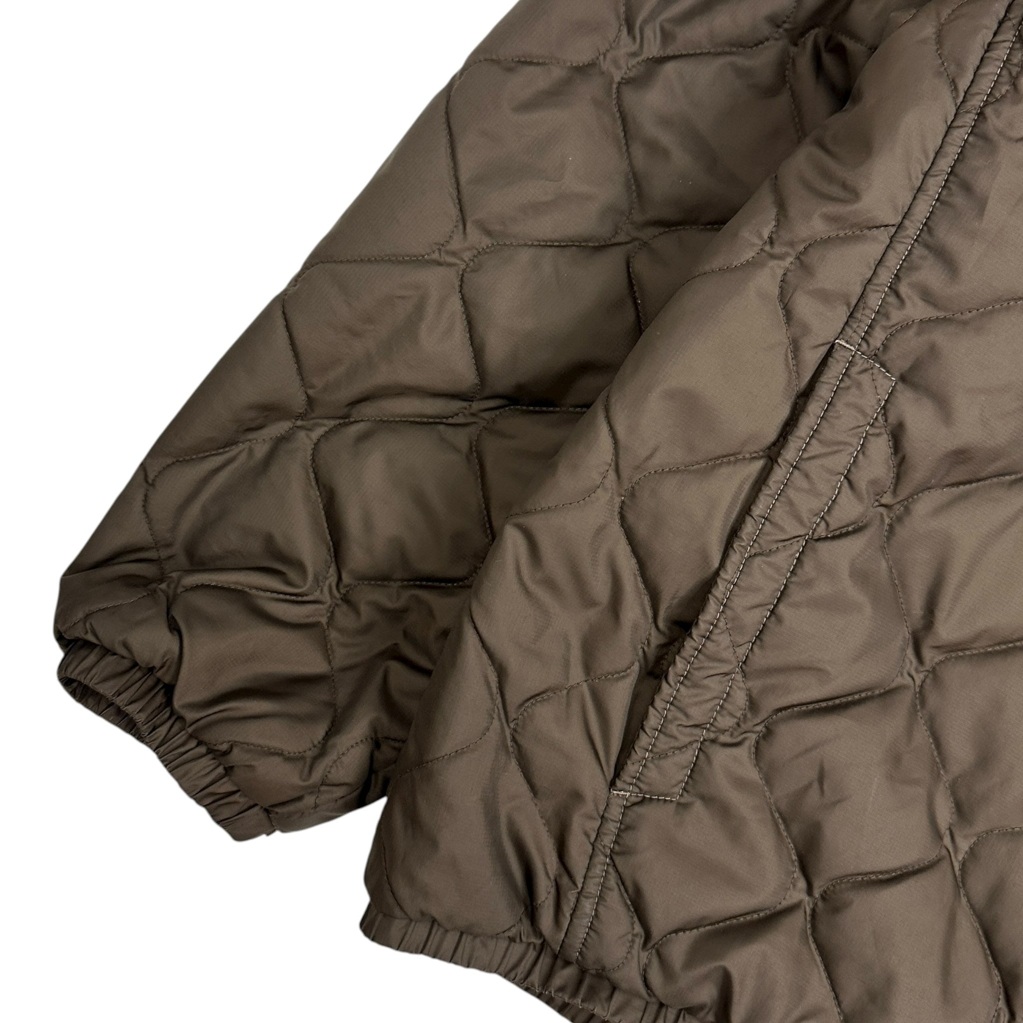 Vintage The North Face Quilted Jacket Brown