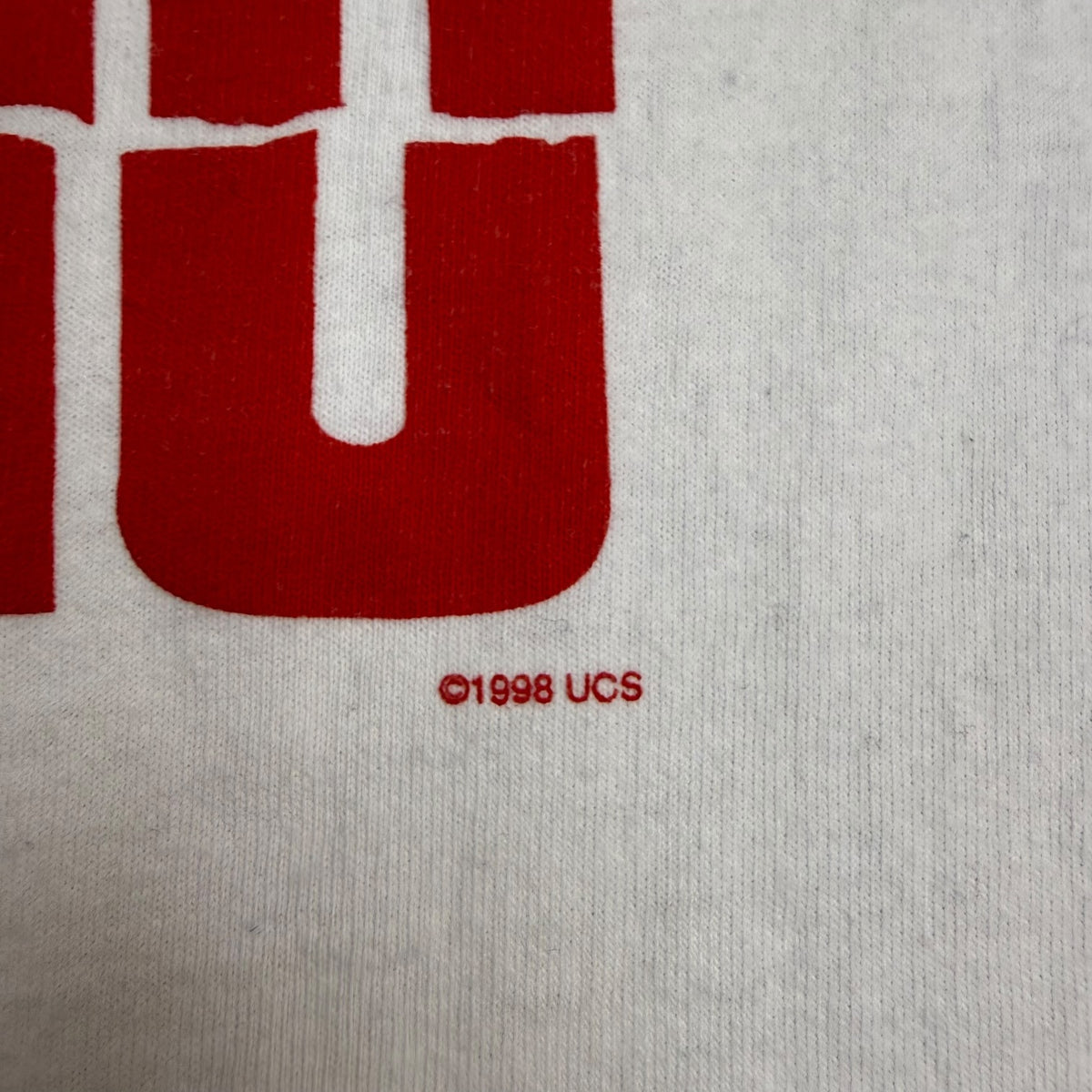 1998 Psycho Bates Motel Key Tee White