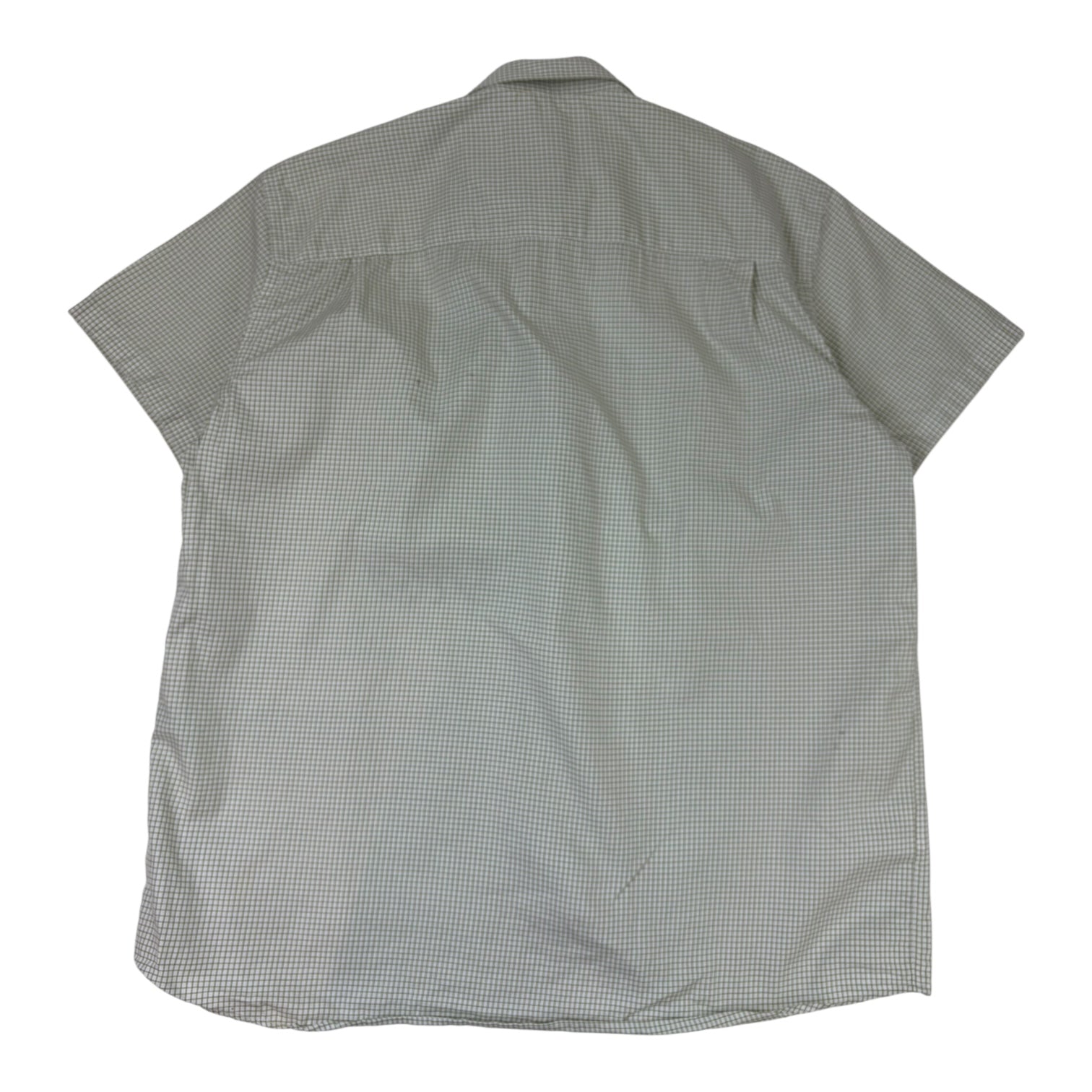 Raf Simons x Fred Perry SS19 Check Button-Up T-Shirt White