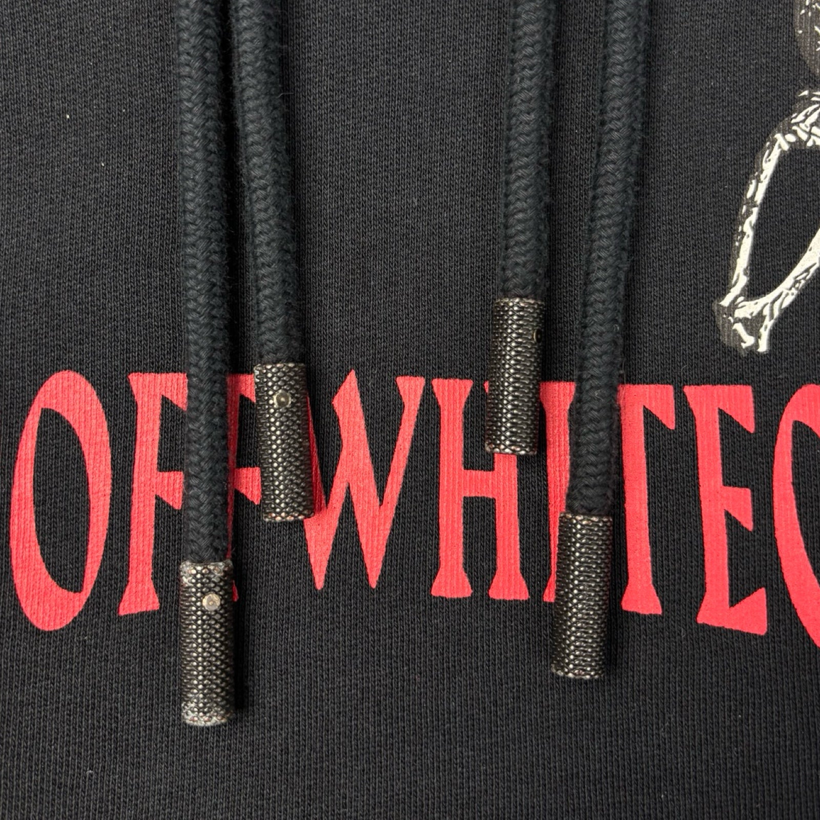 Off White X Undercover Skeleton Pullover Hoodie Black