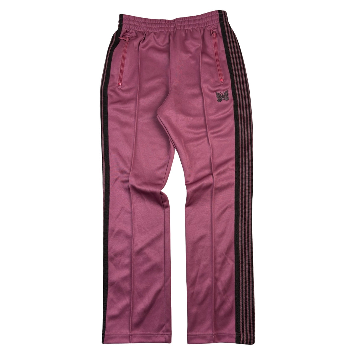 Needles Poly Smooth Track Pant Smoke Pink