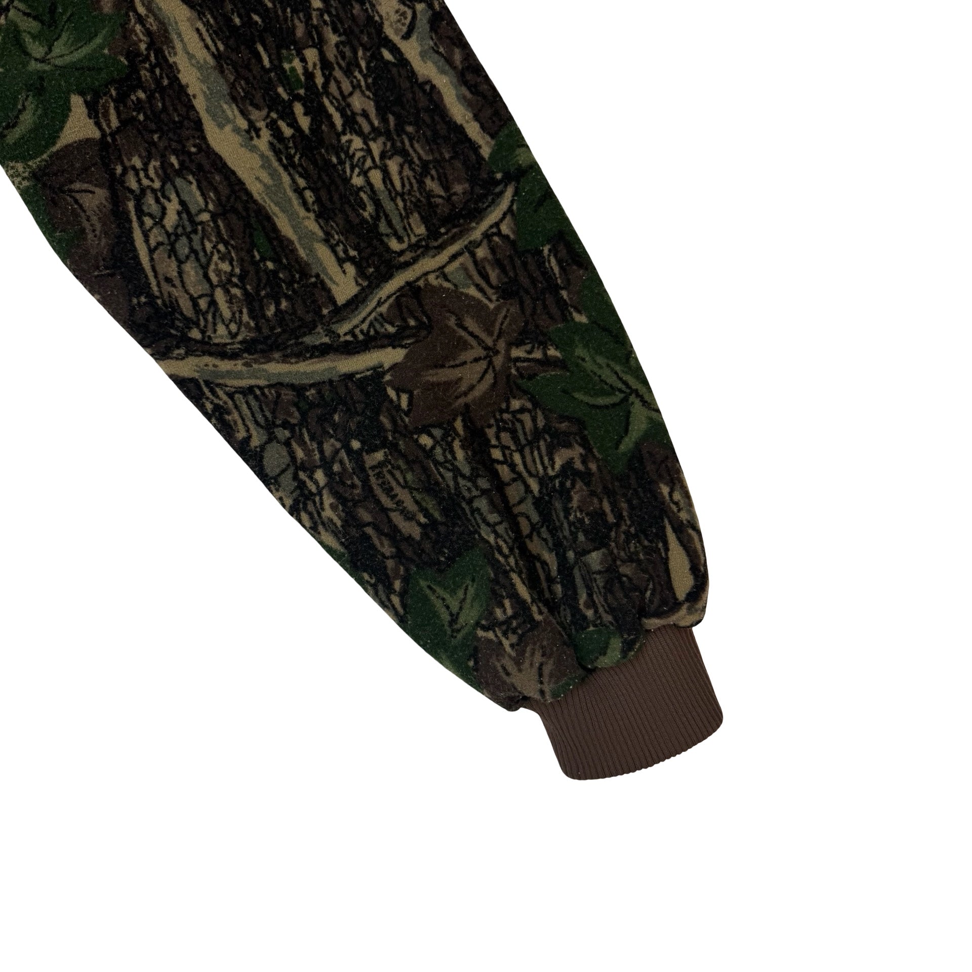 Vintage Fleece Quarter Zip Sweater Camo