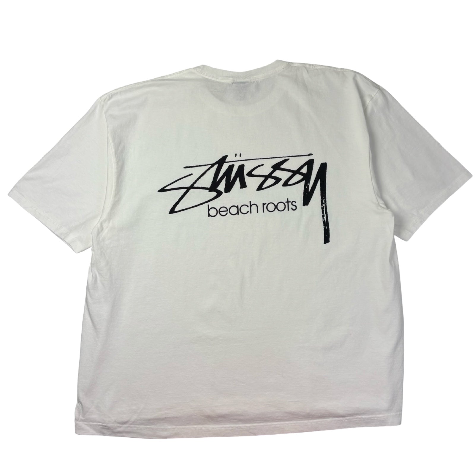Stussy Beach Roots Pigment Dyed Tee White