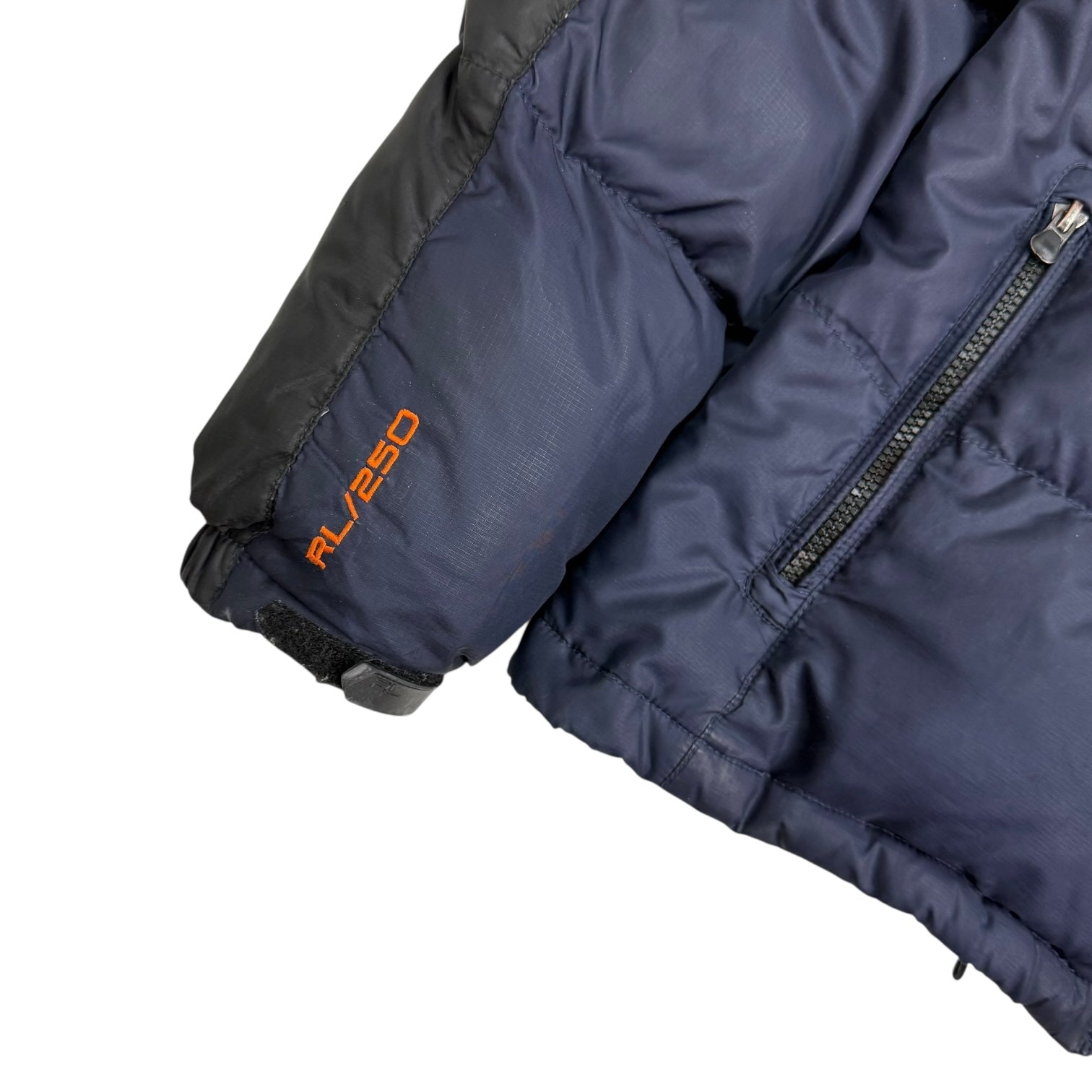 Vintage Polo Ralph Lauren RL250 Down Puffer Jacket Blue/Black