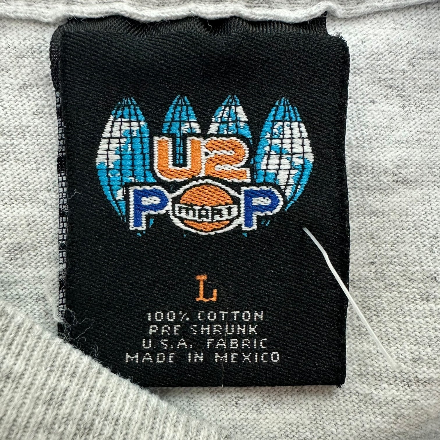 1997 U2 Pop Mart Tour Tee Grey