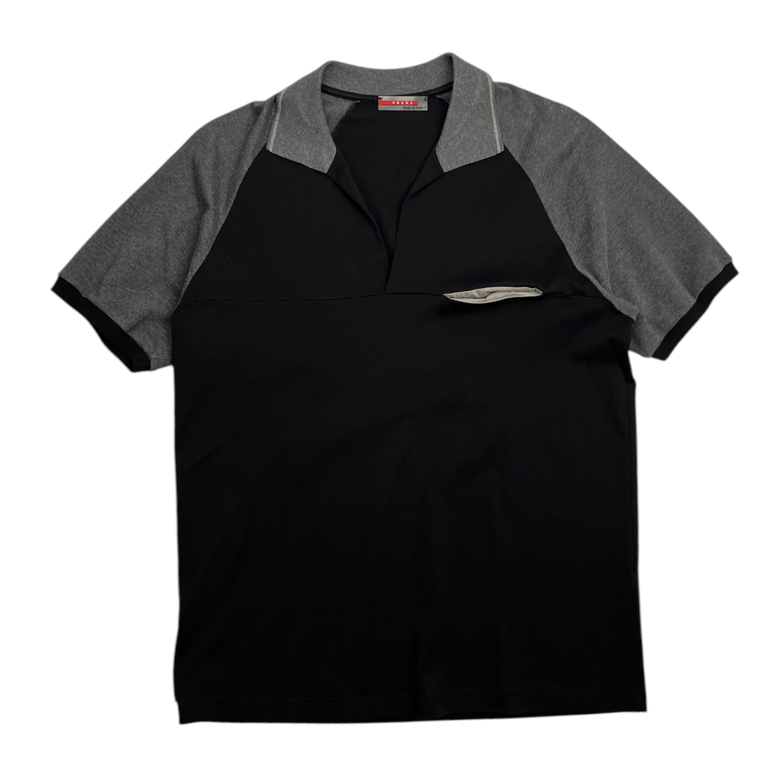 Prada 2-Tone Polo T-Shirt