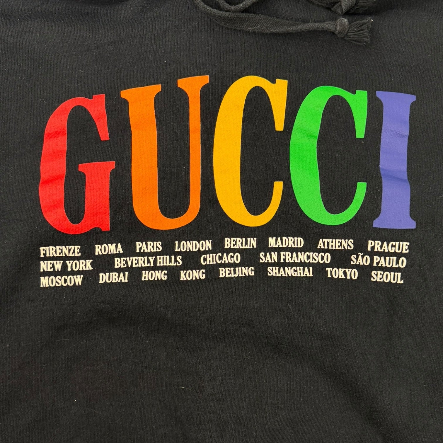 Gucci Cities Hoodie Black