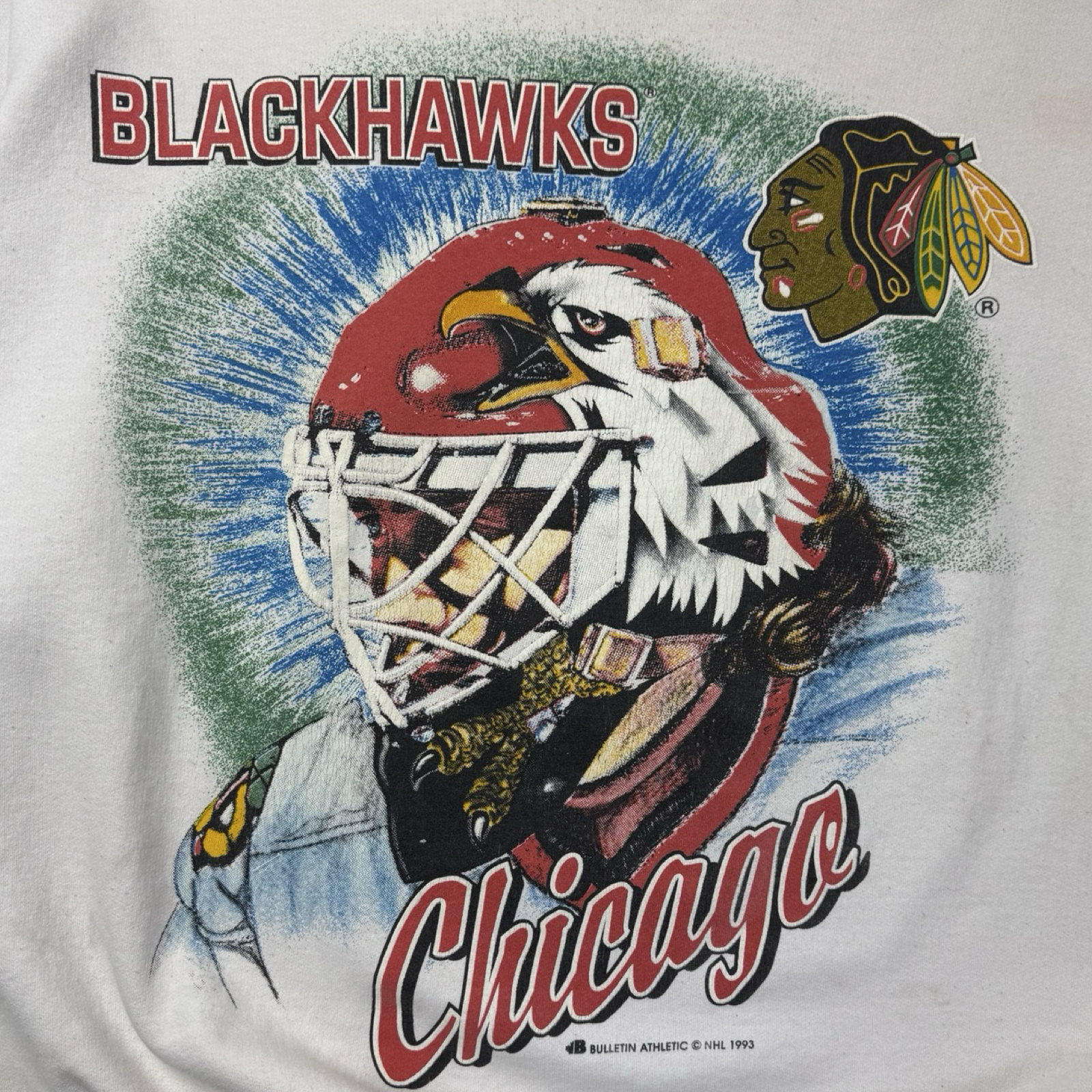 1993 Chicago Blackhawks Bulletin Crewneck