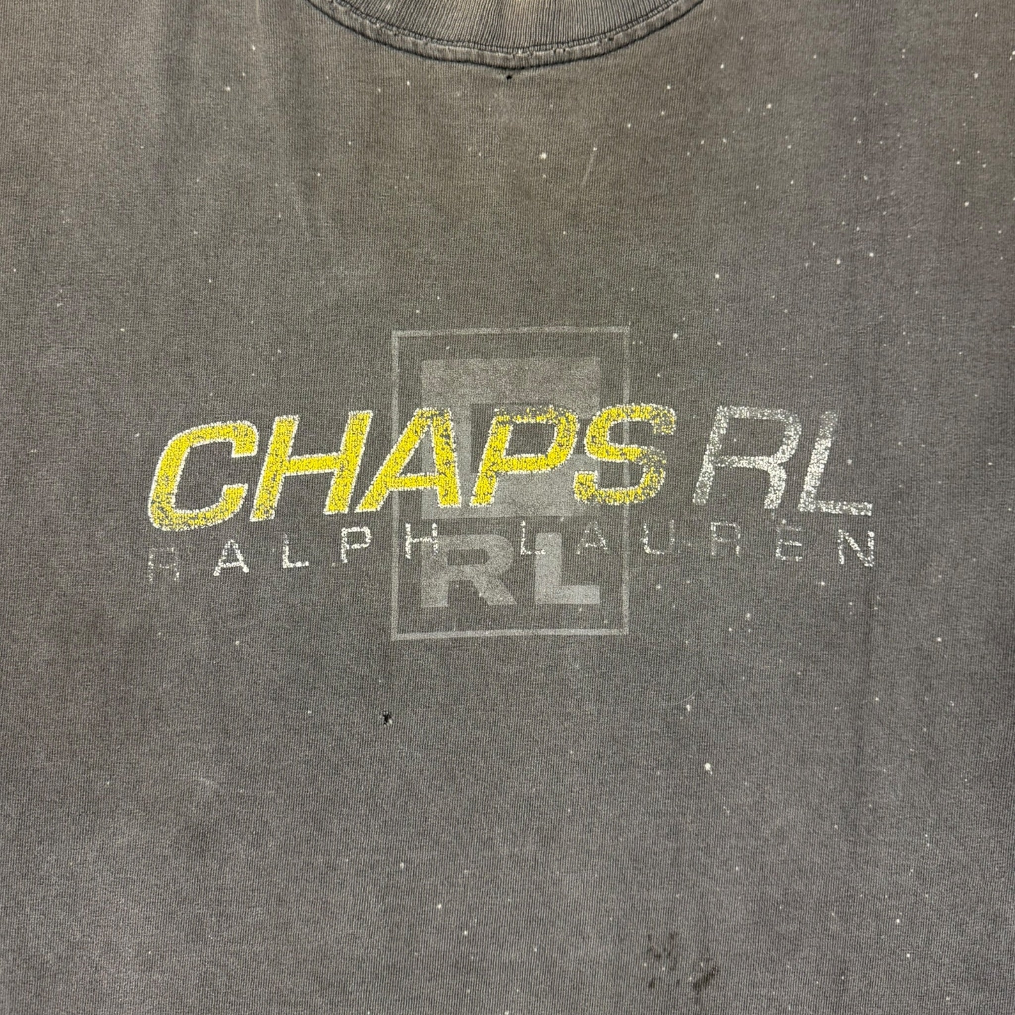 Vintage Chaps Ralph Lauren Distressed T-Shirt