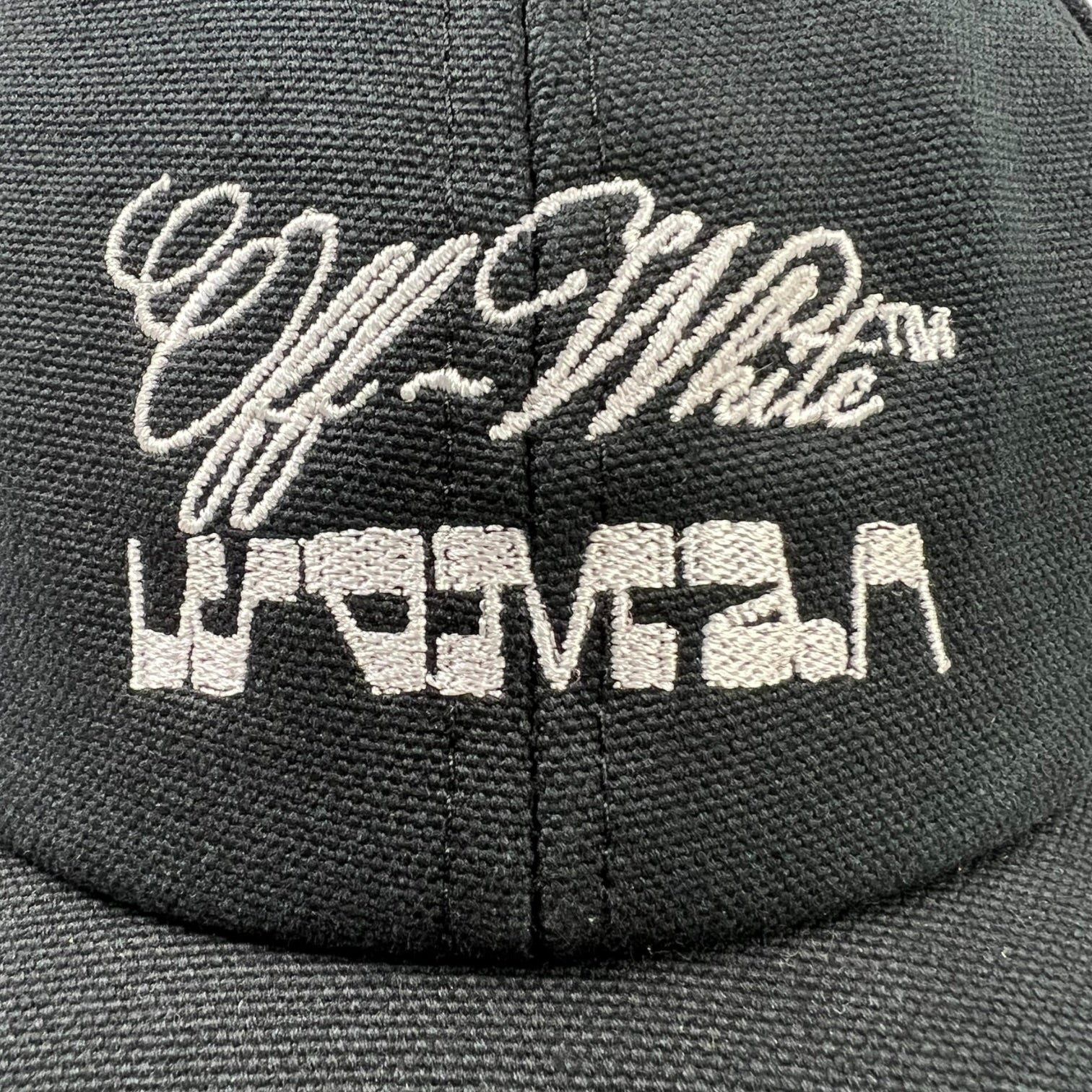 Off-White “Woman” Logo Embroidered Hat Black
