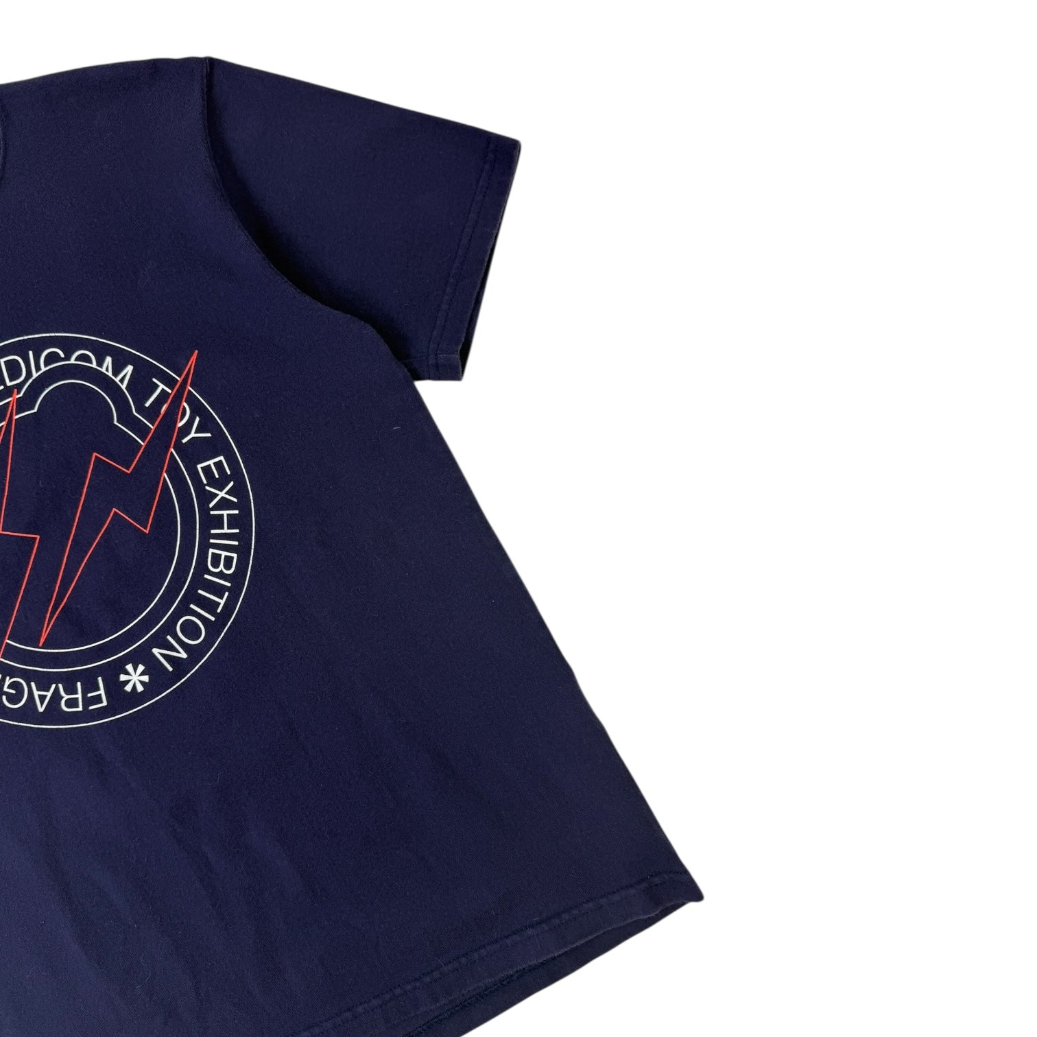 Medicom Toy x Fragment Design Circle Logo Bearbrick T-Shirt Navy