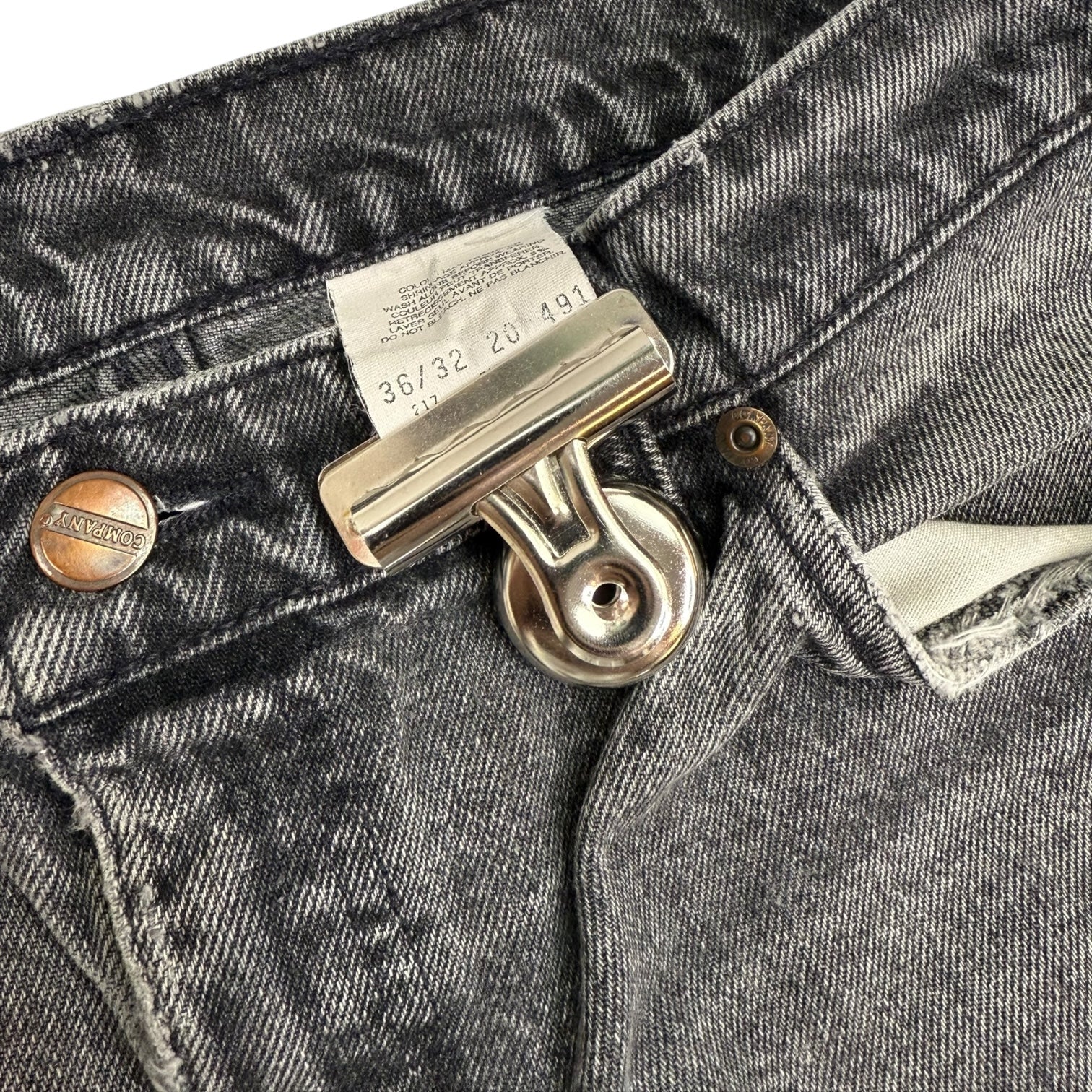 Vintage GWG Denim Jeans Faded Black