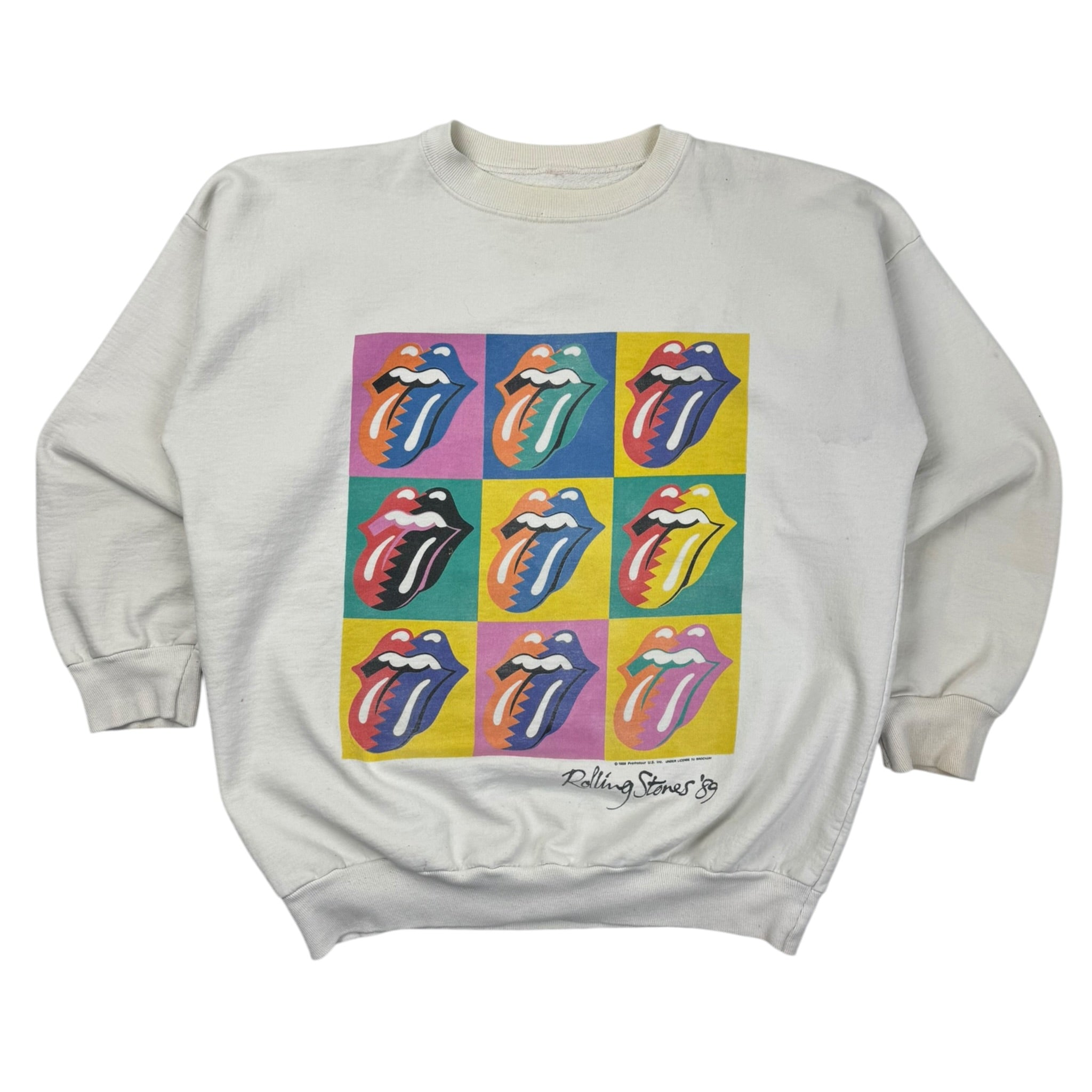 1989 Rolling Stones Rock Band Crewneck