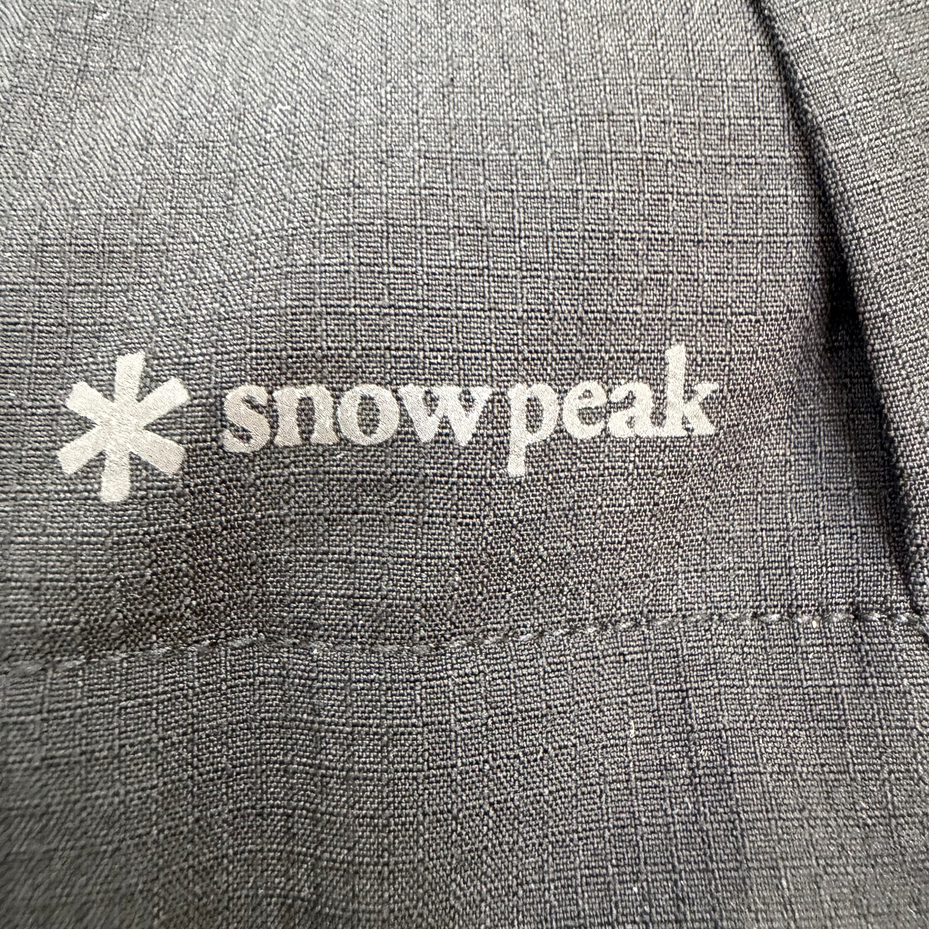 Snow Peak Asymetric Zip Up Jacket Black