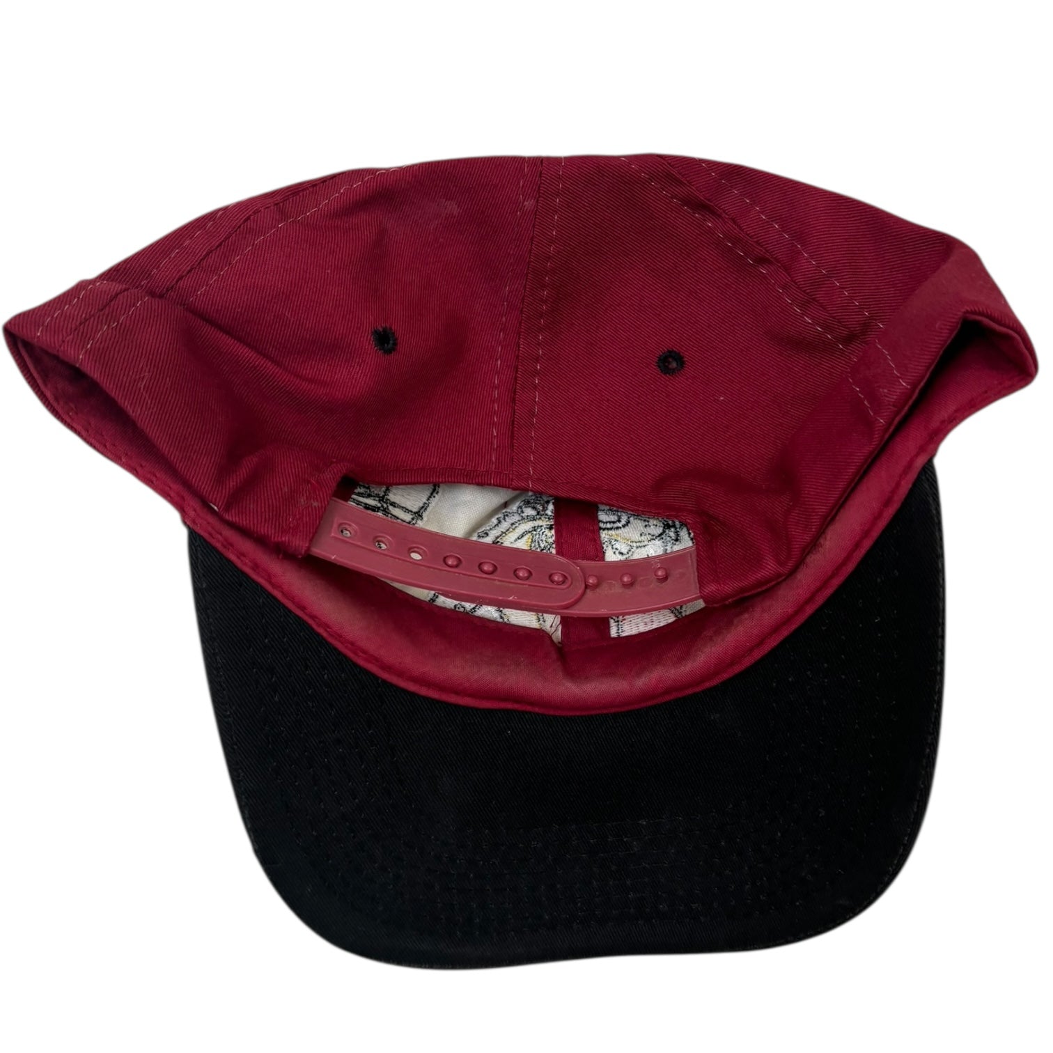 Vintage Looney Tunes Taz SnapBack Hat Maroon