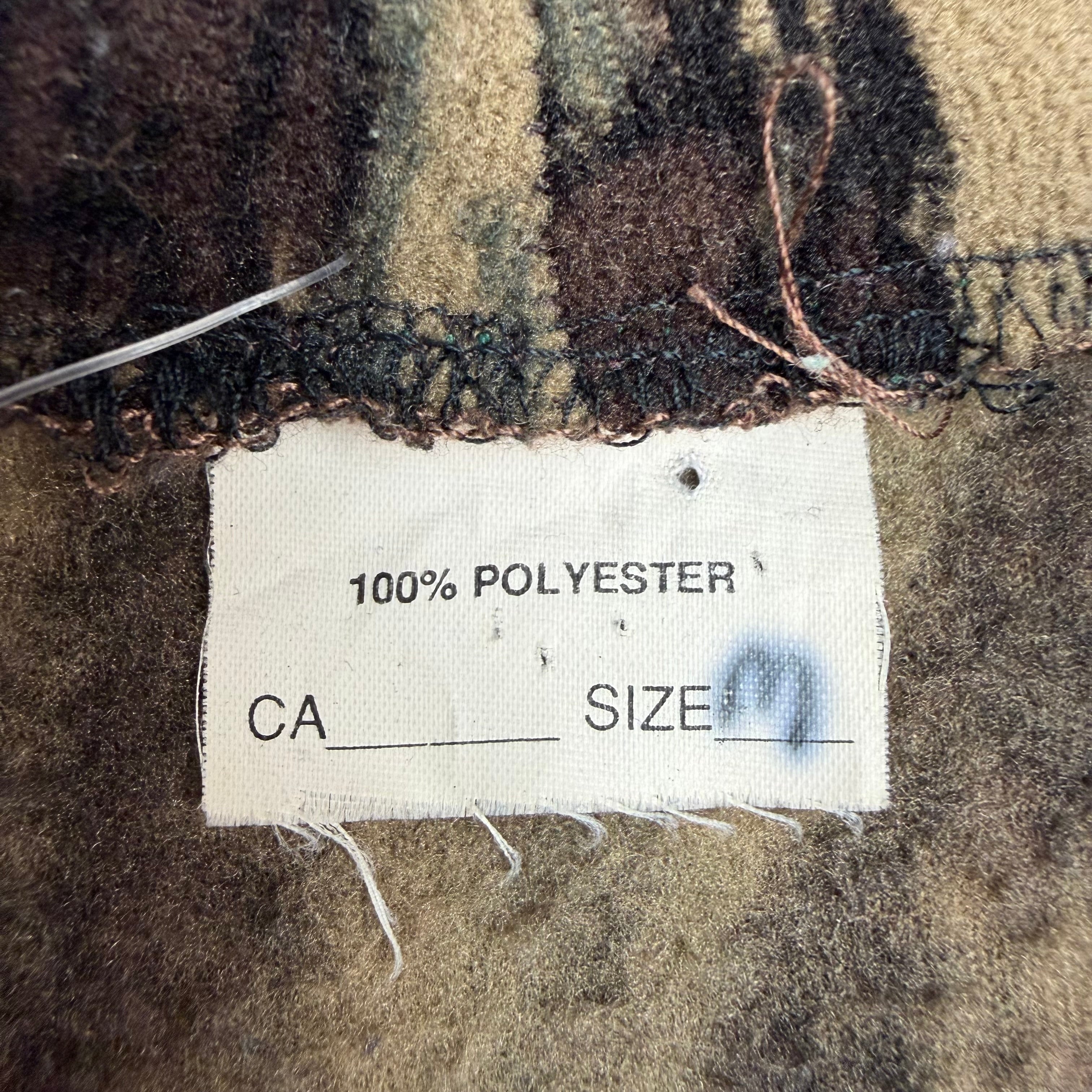 Vintage Fleece Quarter Zip Sweater Camo