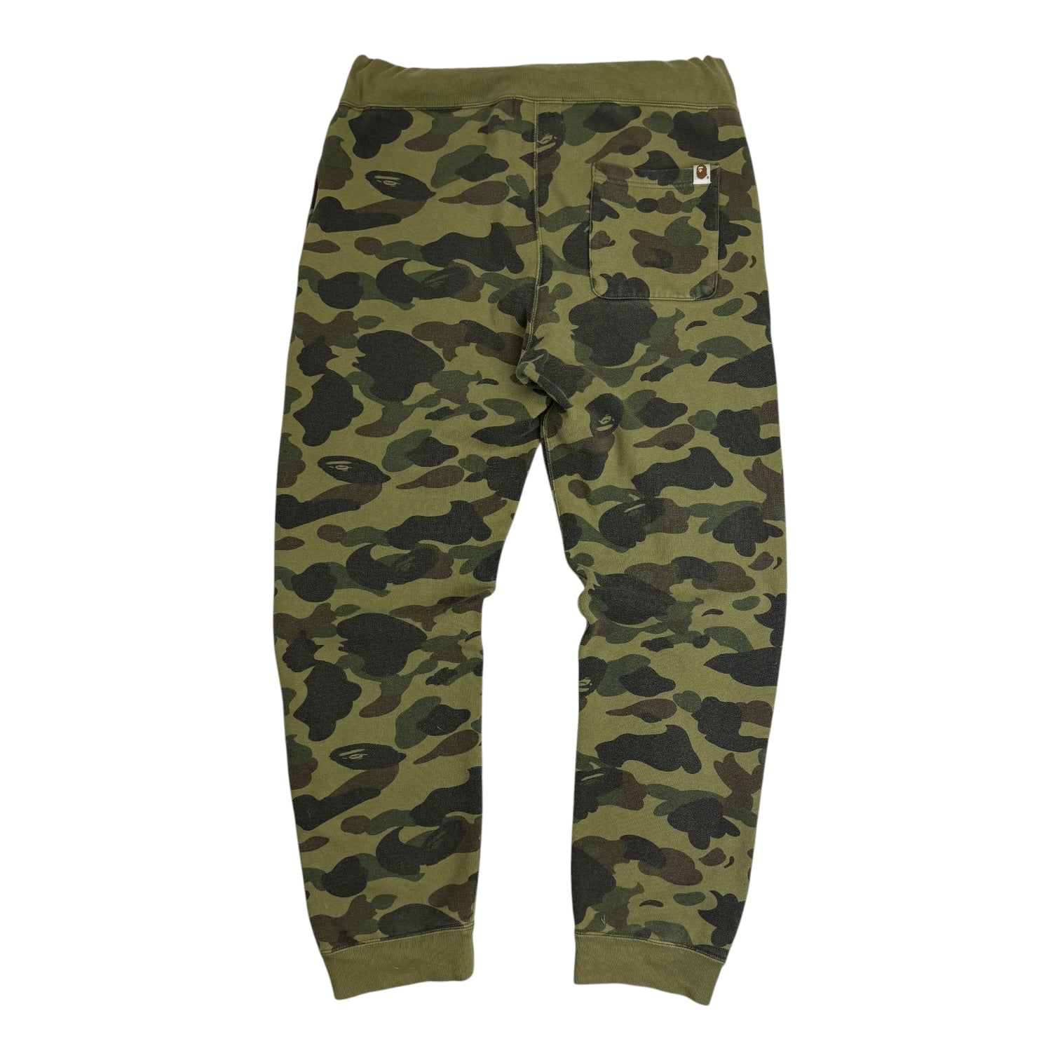 A Bathing Ape BAPE 1st Camo Sweatpants Green
