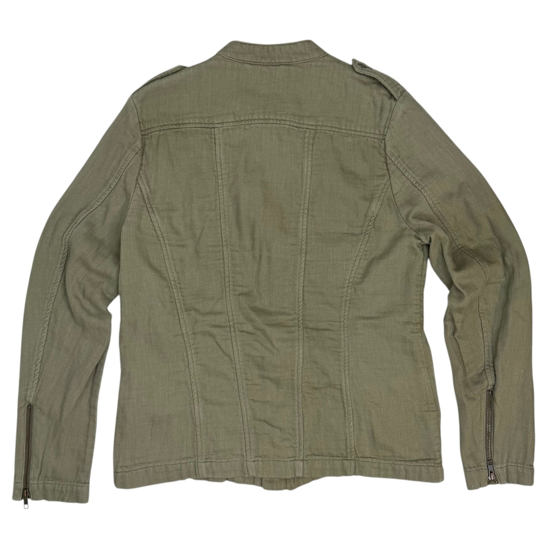(W) Vintage Nice Collective Utility Jacket Olive Green