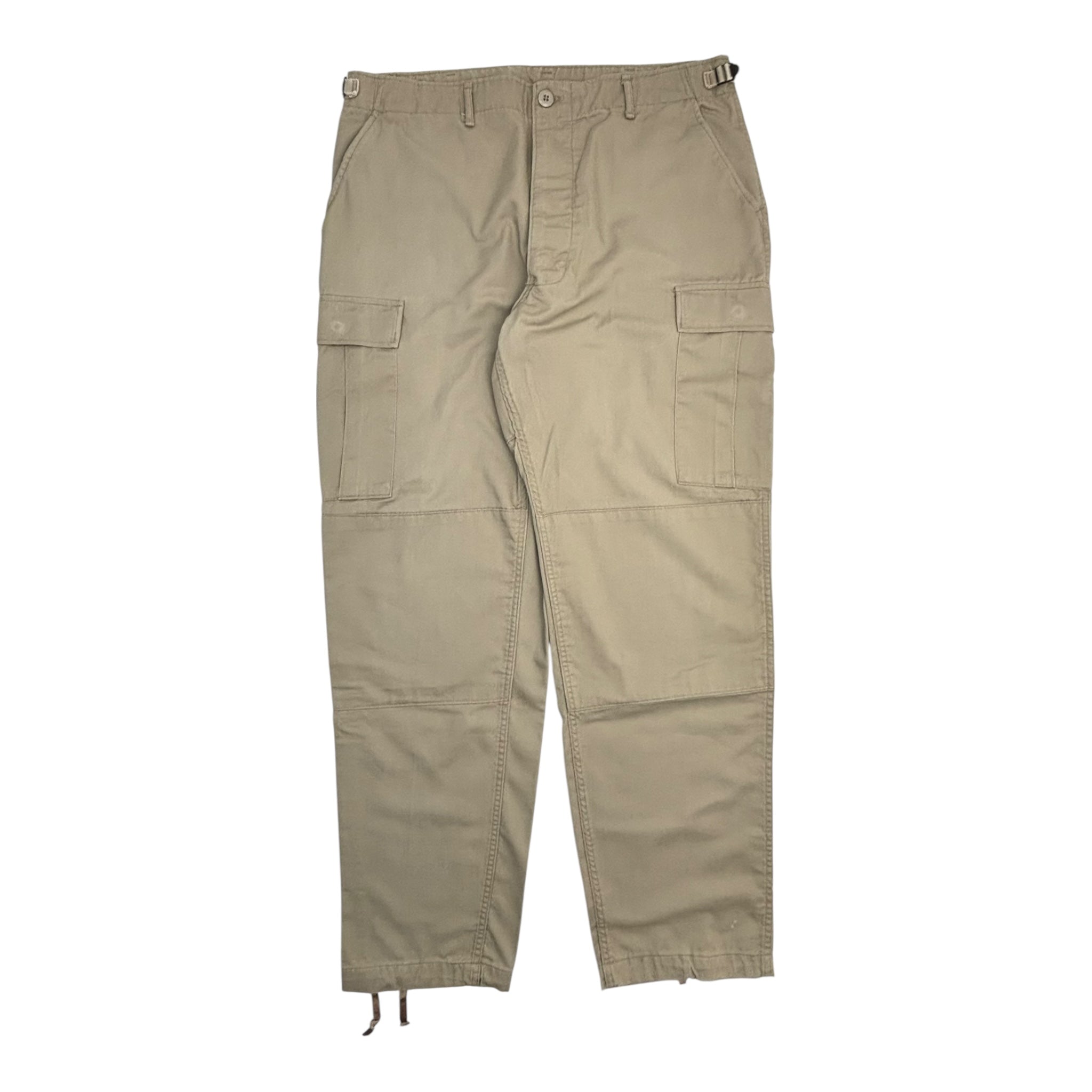 Vintage Combat Trousers Cargo Beige