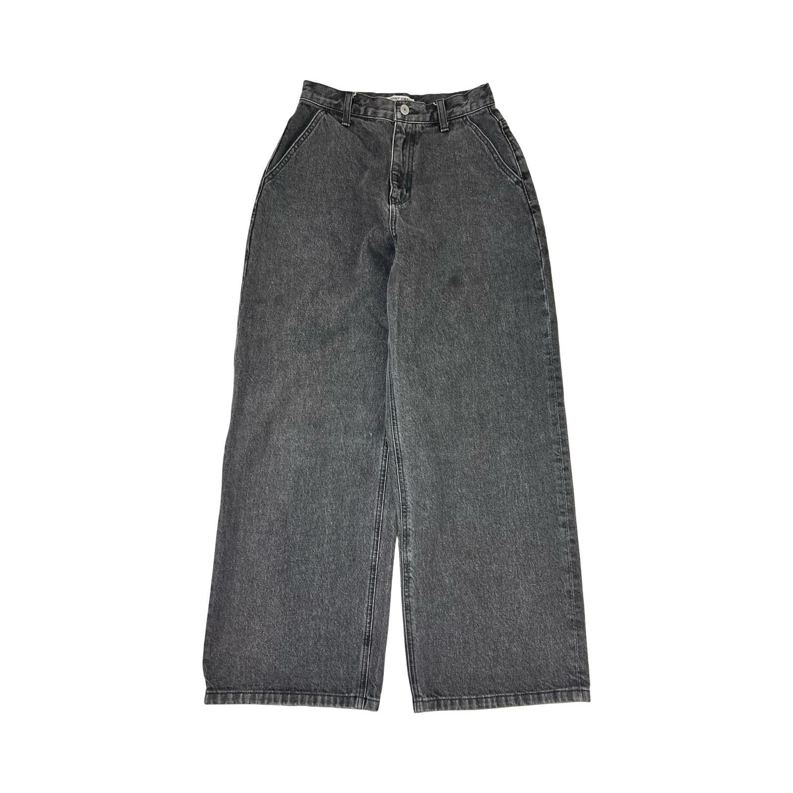 Light Grey Baggy Relaxed Utility Denim Jeans