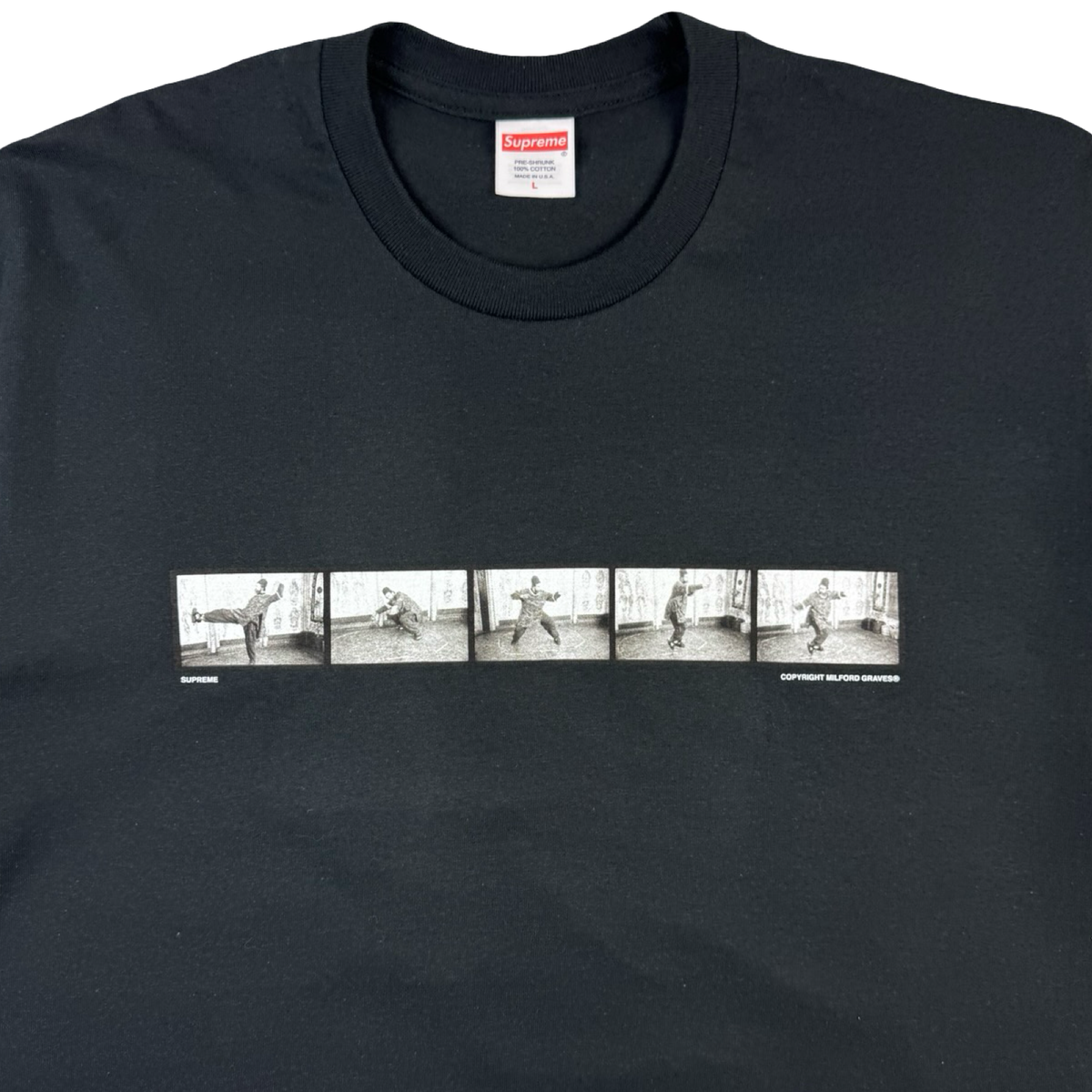 Supreme Milford Graves Tee Black