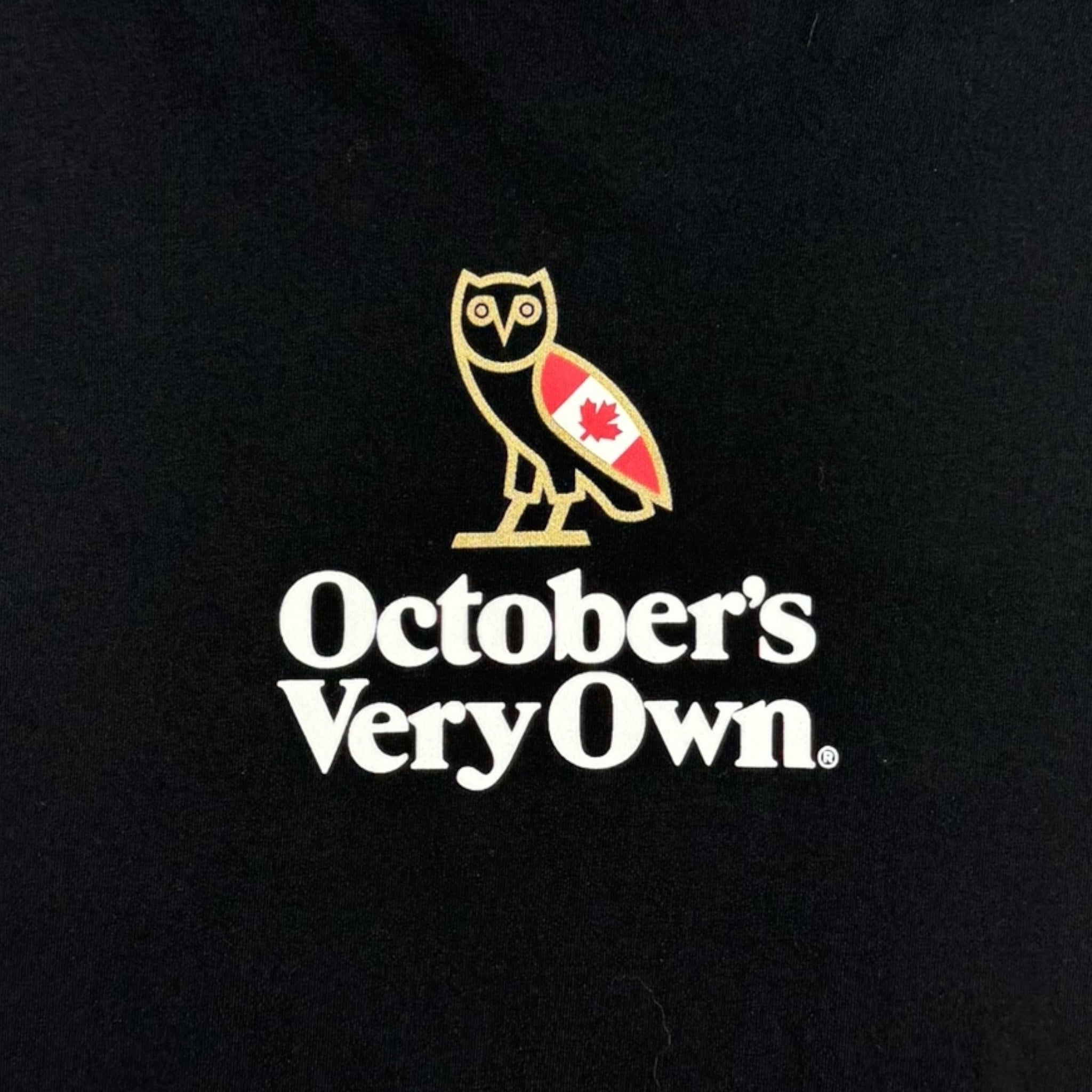 OVO Canada Wing Owl Logo Tee Black