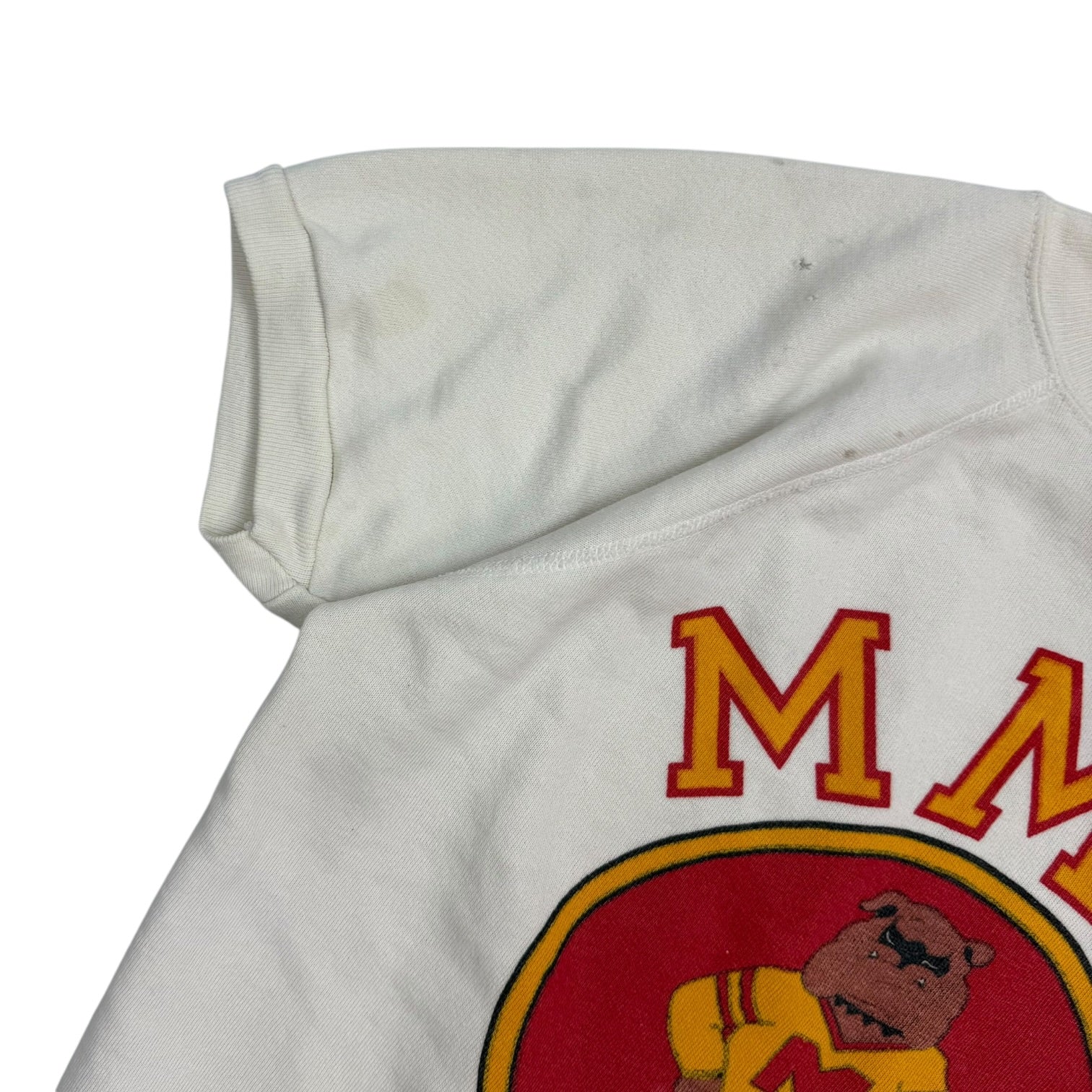 1980s University Of Duluth Minnesota Sweat Tee Grey