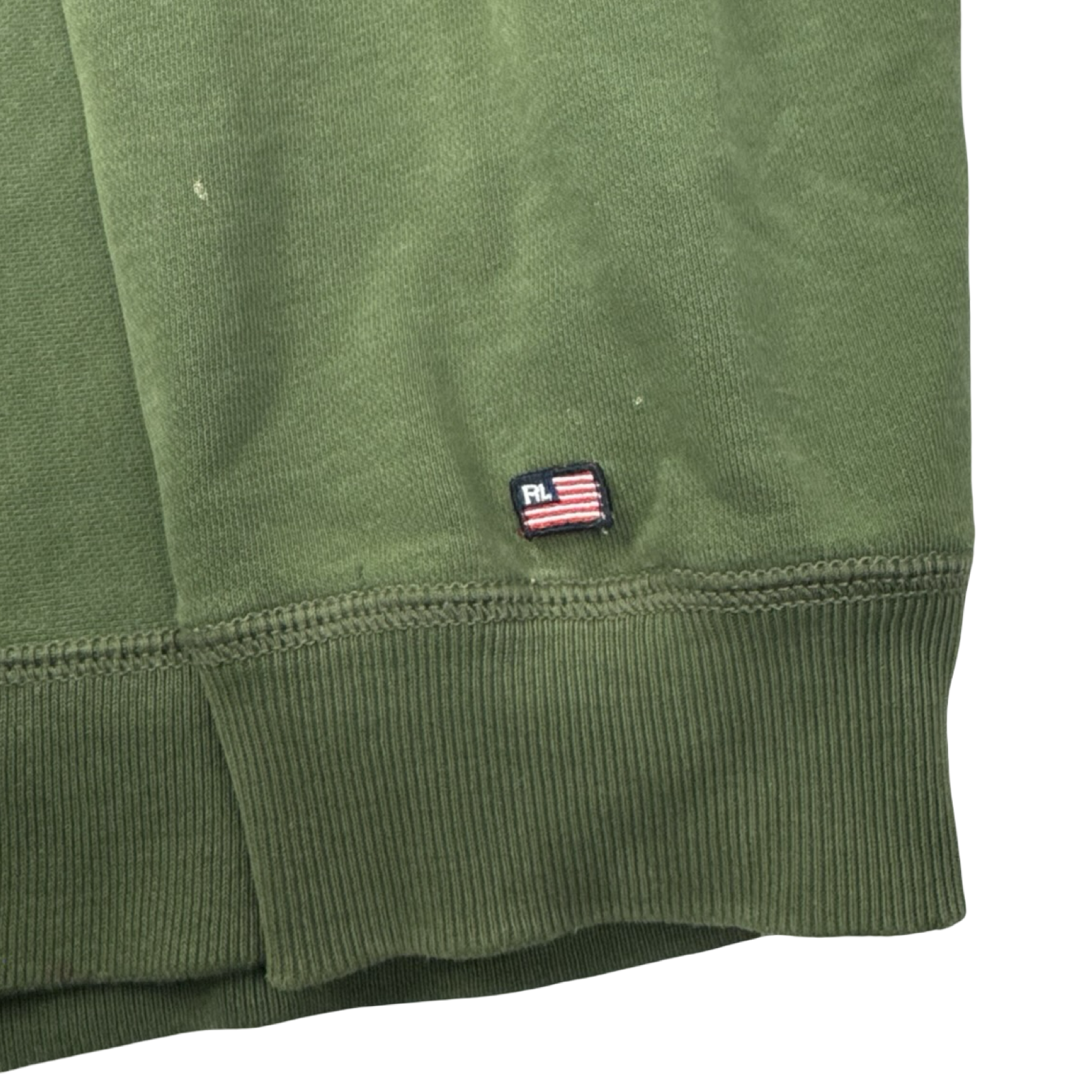 Vintage Polo Ralph Lauren Arch Spellout Crewneck Green