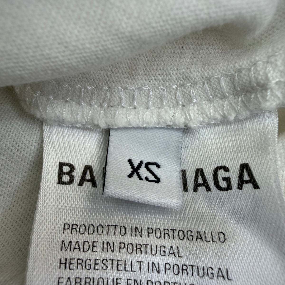 Balenciaga Fuel Tank Tee White