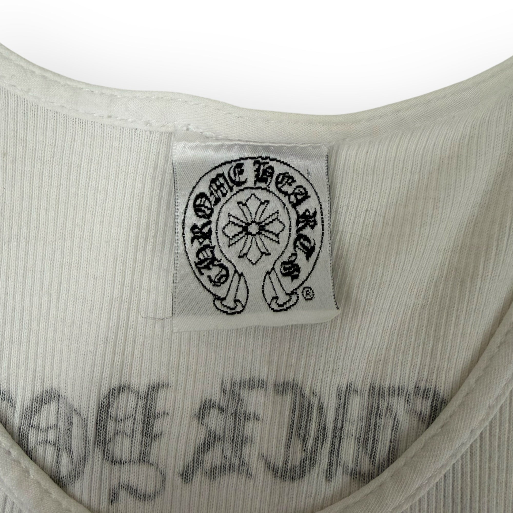 Vintage Chrome Hearts Los Angeles Tank Top White