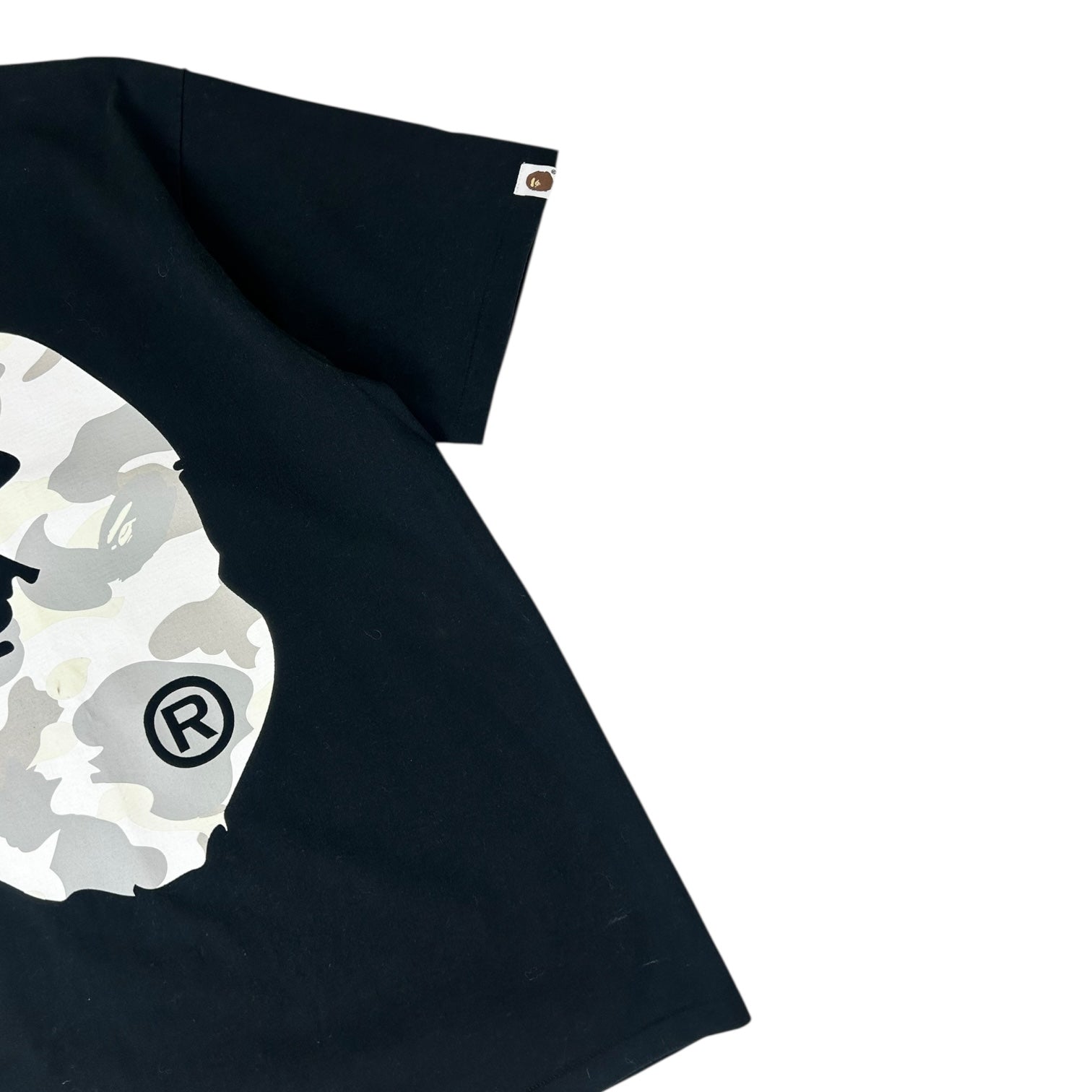 Bape City Camo Big Ape Head T-Shirt Black