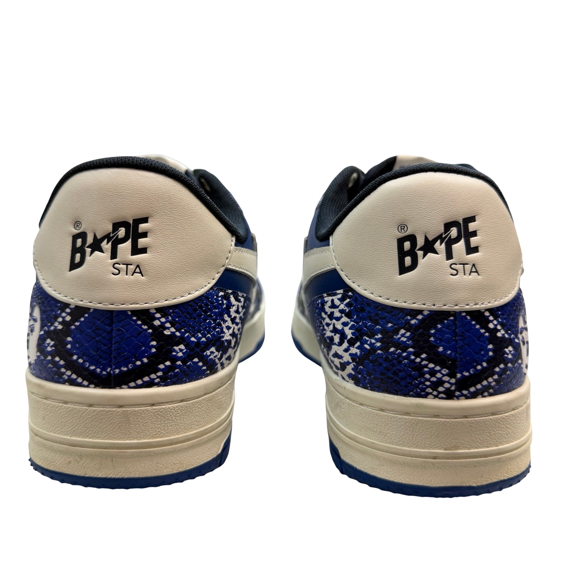 A Bathing Ape Bape Sta SSENSE Exclusive Blue Snakeskin (Used)