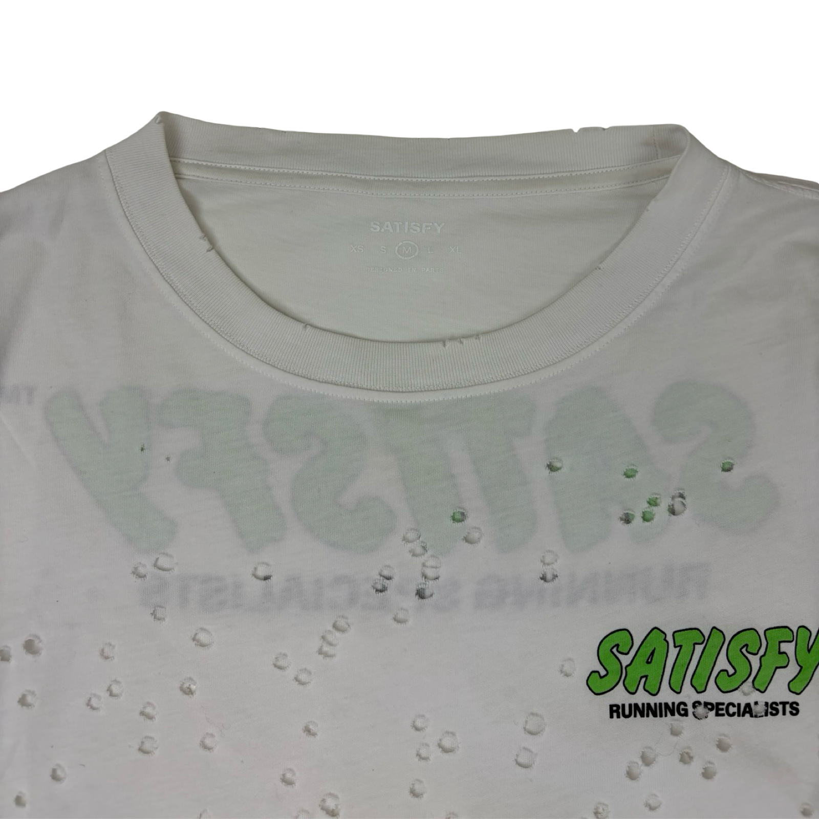 Satisfy MothTech Running Specialists T-Shirt White