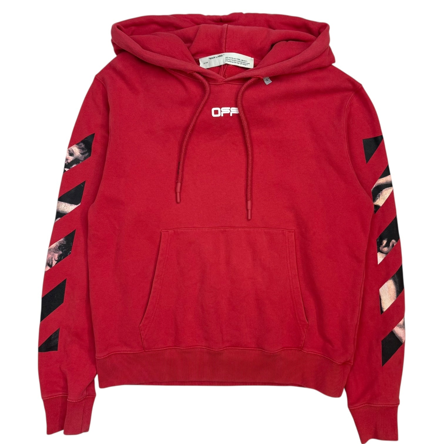 Off-White Caravaggio Hoodie Red