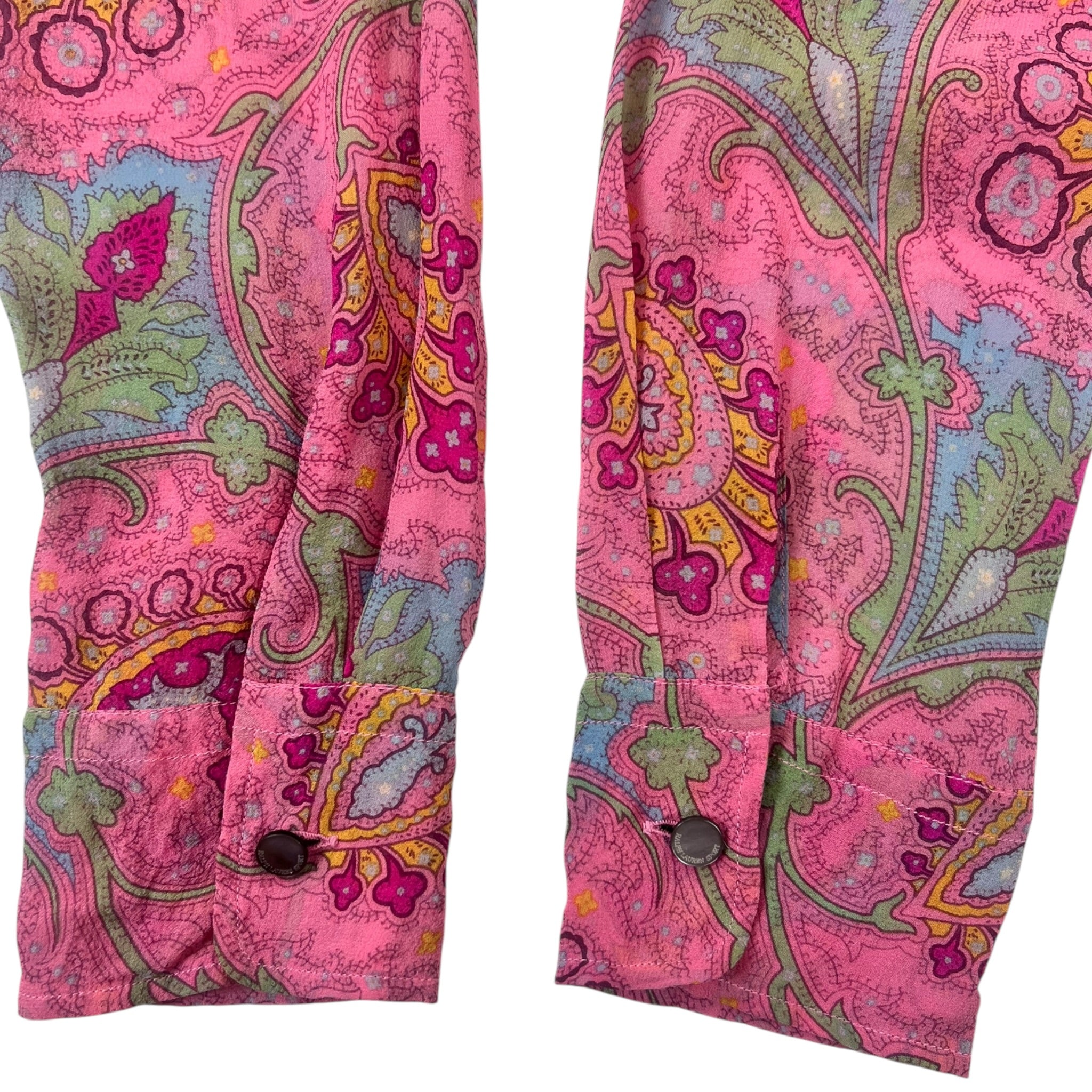 (W) Vintage Ralph Lauren Sport Paisley Button Up