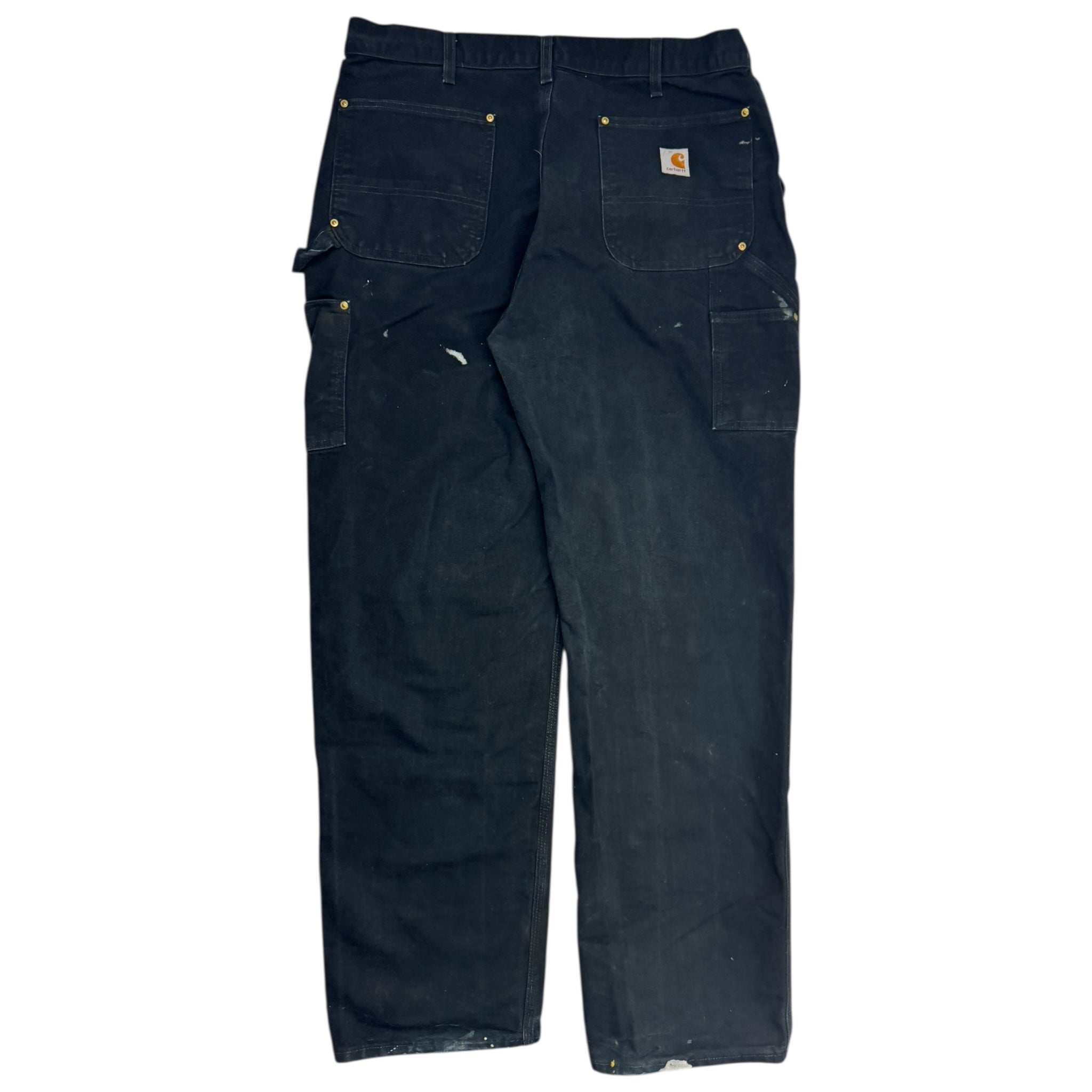 Carhartt Double Knee Work Pants Black Painters