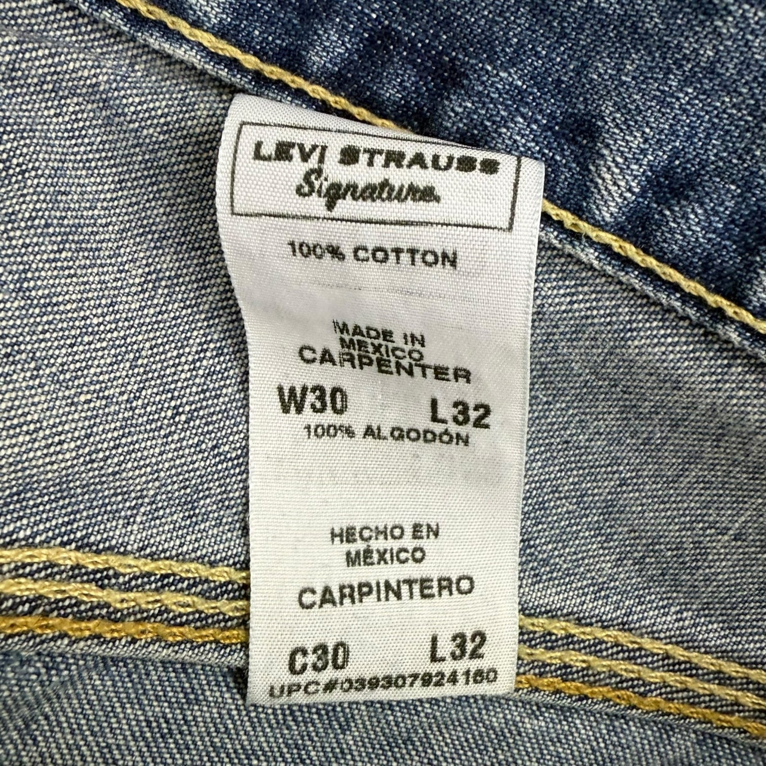 Vintage Levis Denim Carpenter Denim Light Wash