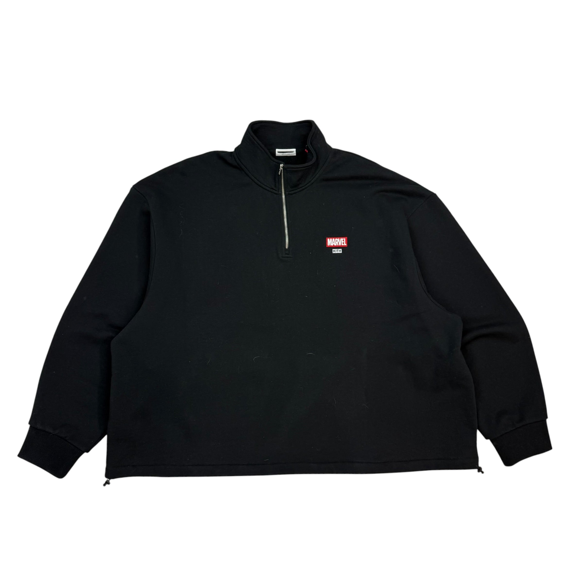Kith x Marvel Wolverine Quarter Zip Black