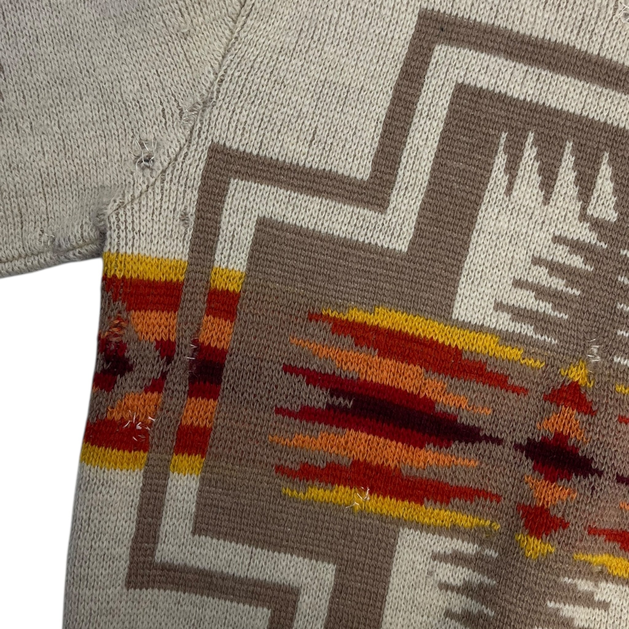 Vintage ‘70s Pendleton Aztec Pattern Knit Sweater