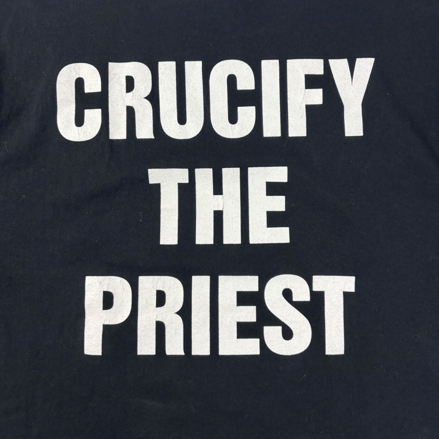 2001 Bludgeon “Crucify The Priest” T-Shirt Black