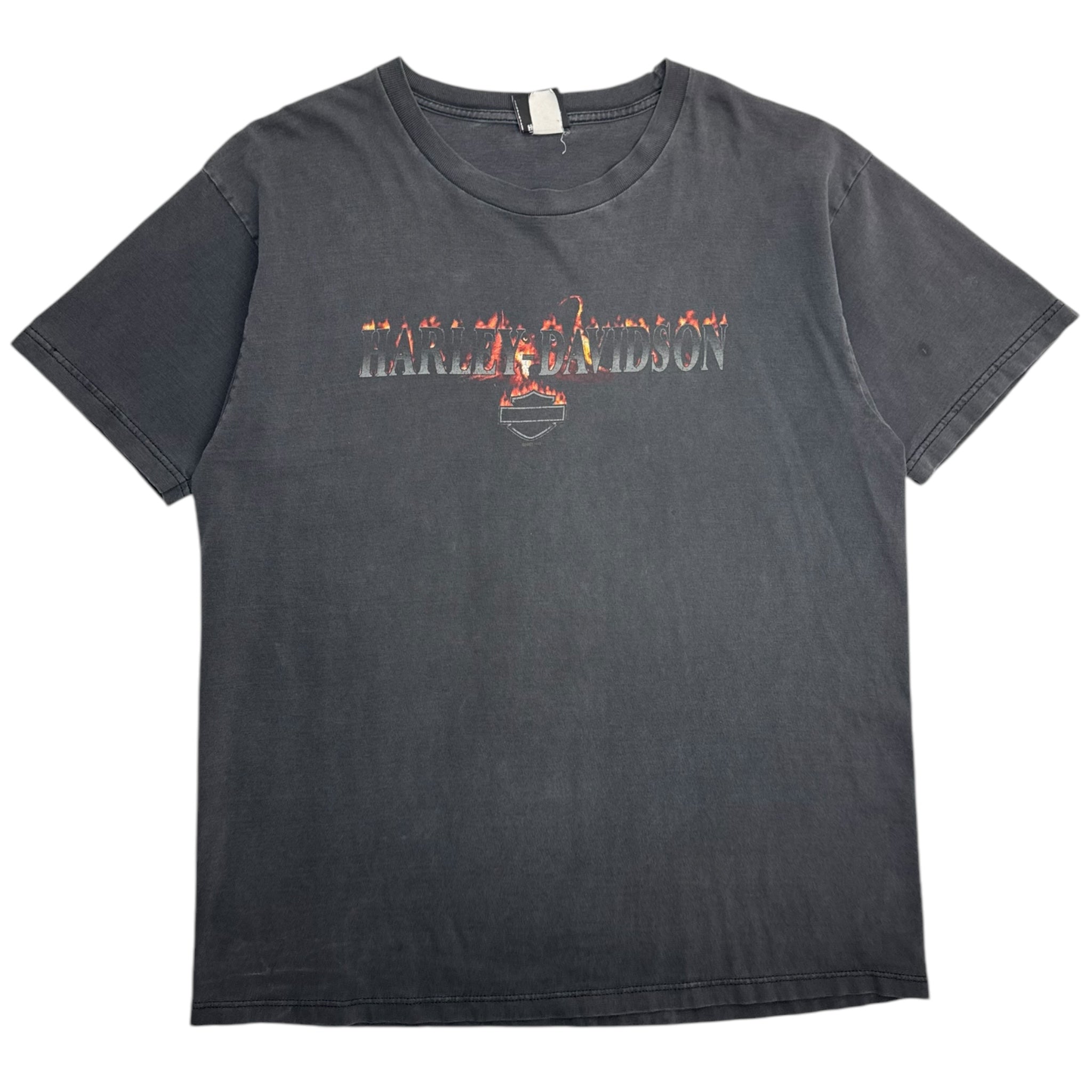 2002 Harley Davidson Maui Hawaii Flamey T-Shirt