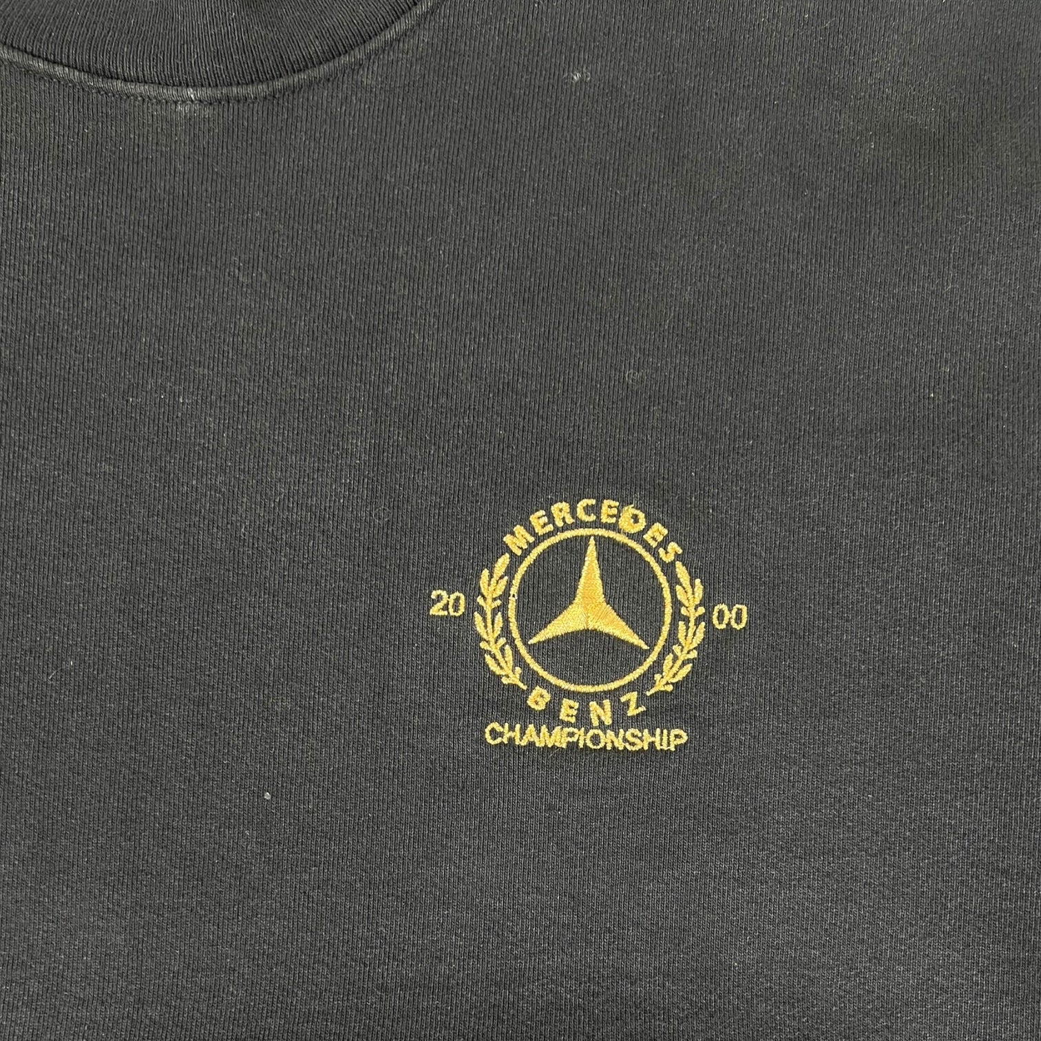Vintage Mercedez Benz Logo Crewneck Black