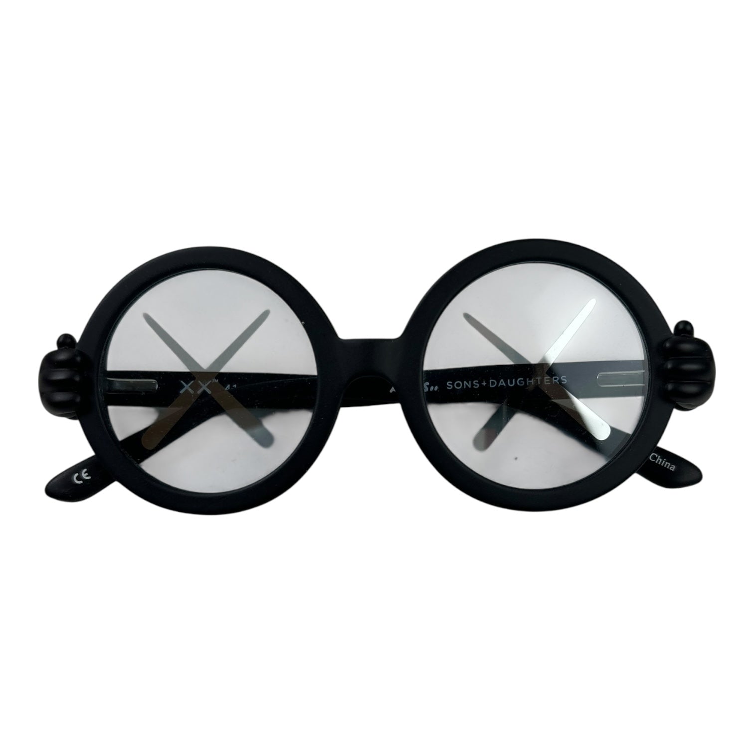 KAWS x Sons + Daughters Youth Sunglasses Black