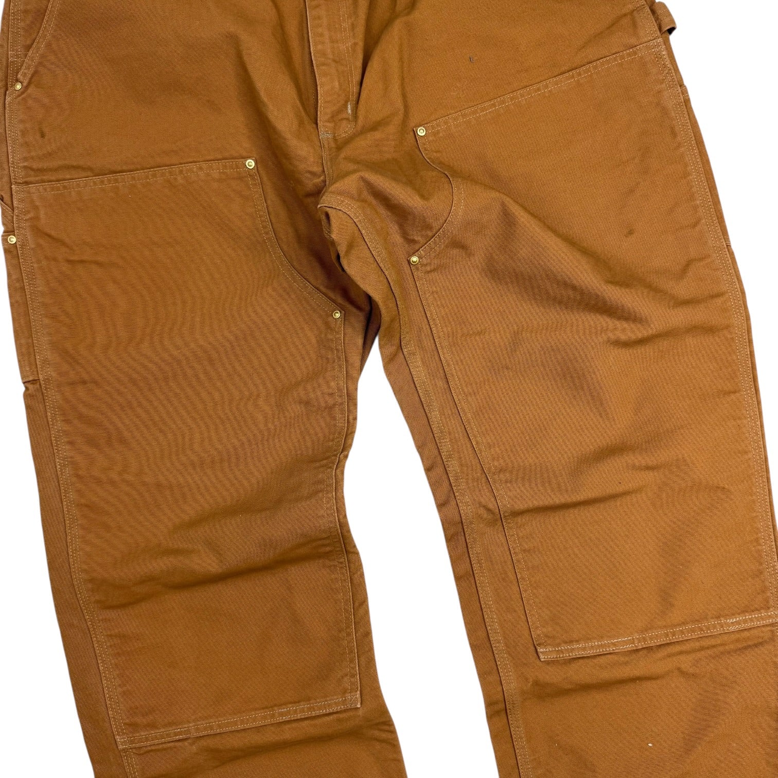 Vintage Carhartt Double Knee Pants Dark Tan