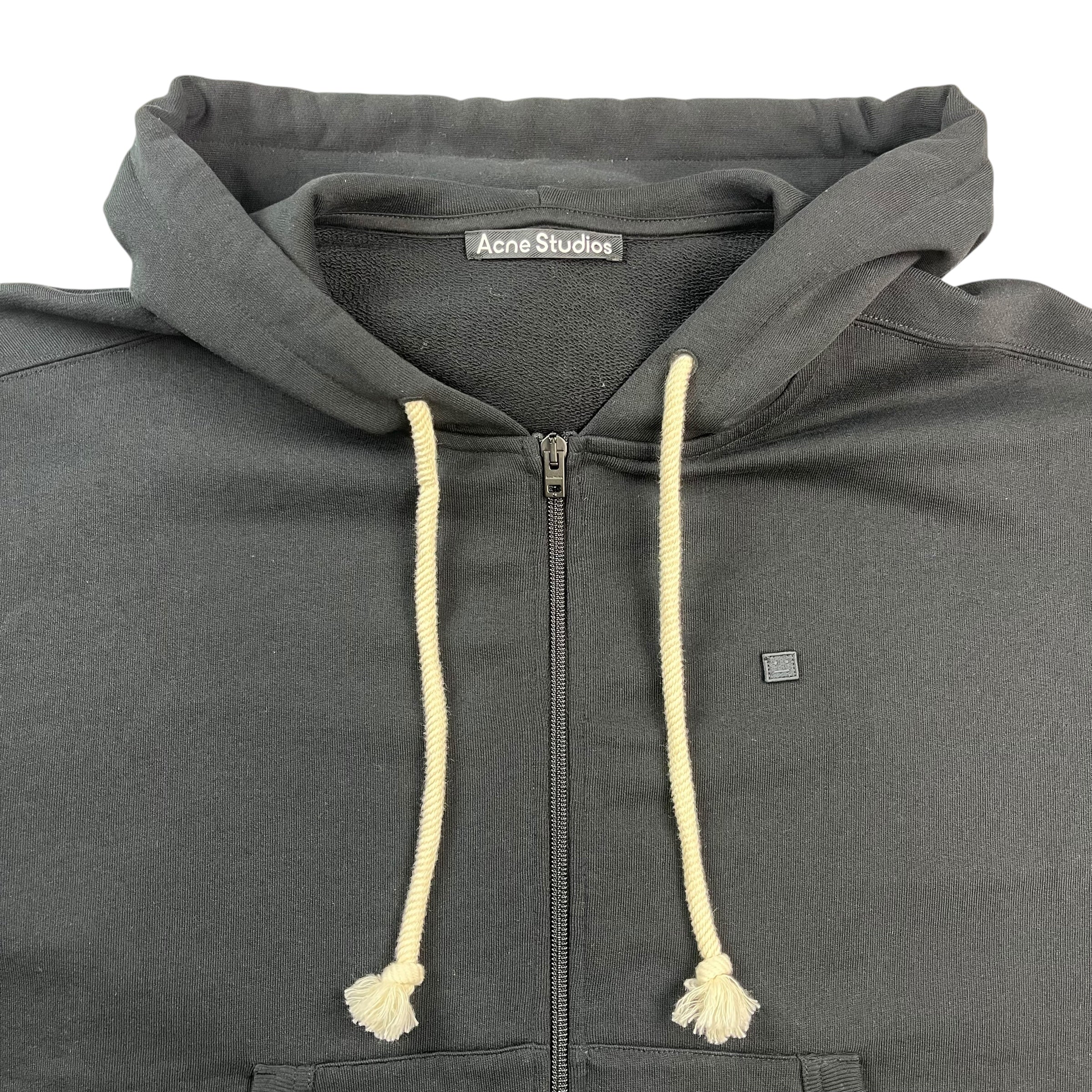 Acne Studios Zip Hoodie Black