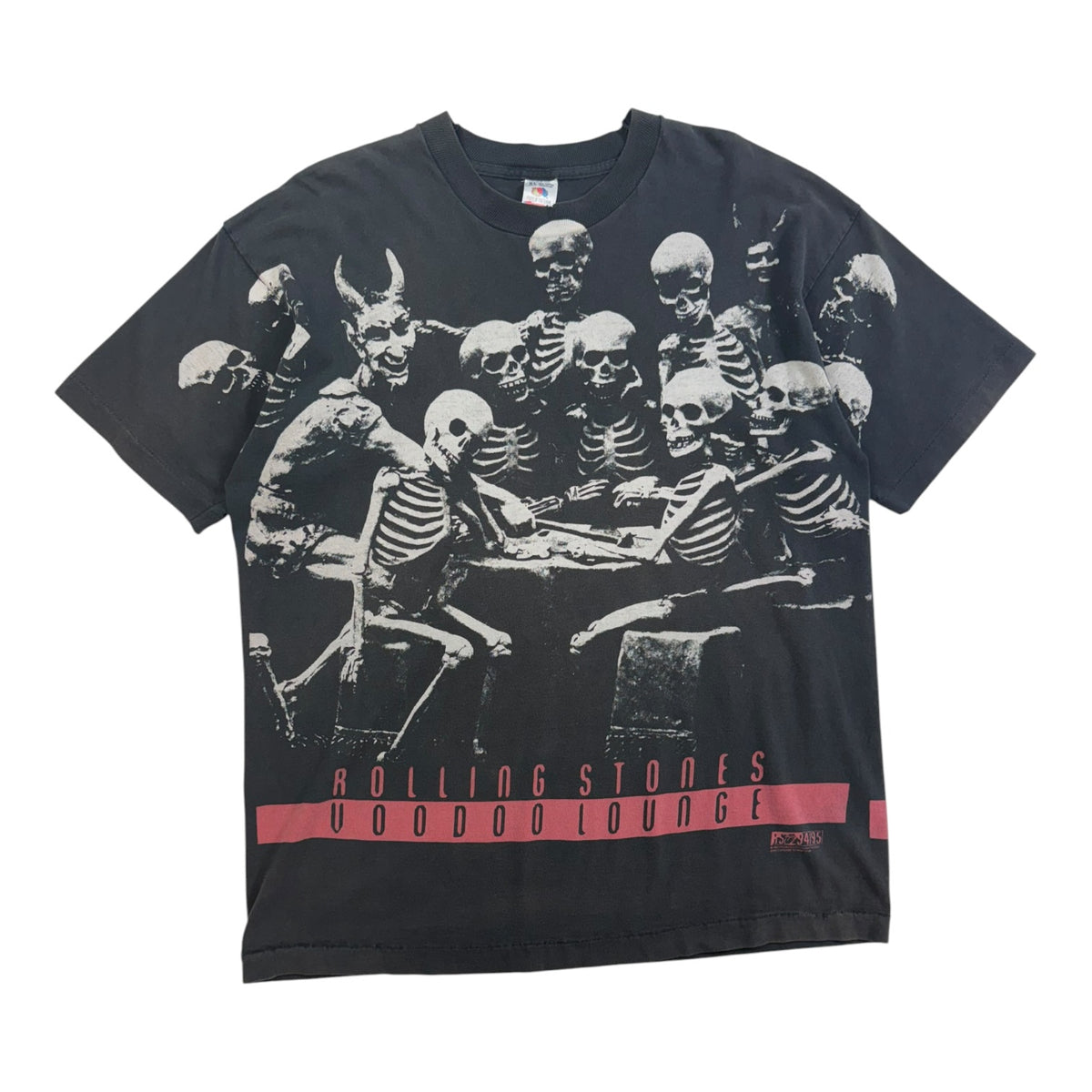 Vintage 1994 The Rolling Stones "Voodoo Lounge" AOP T-Shirt Black