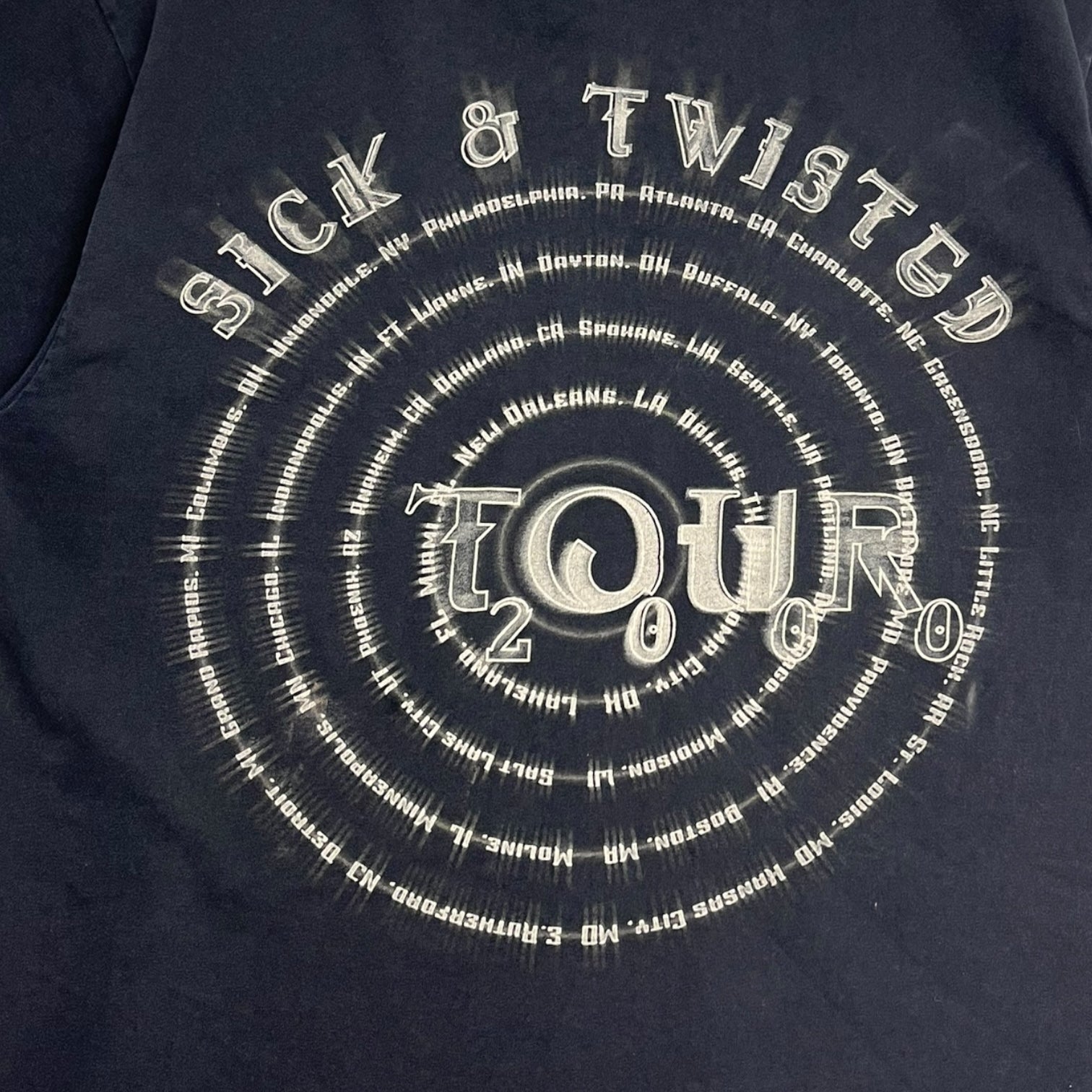 2000 Korn "Sick & Twisted" Tour T-Shirt