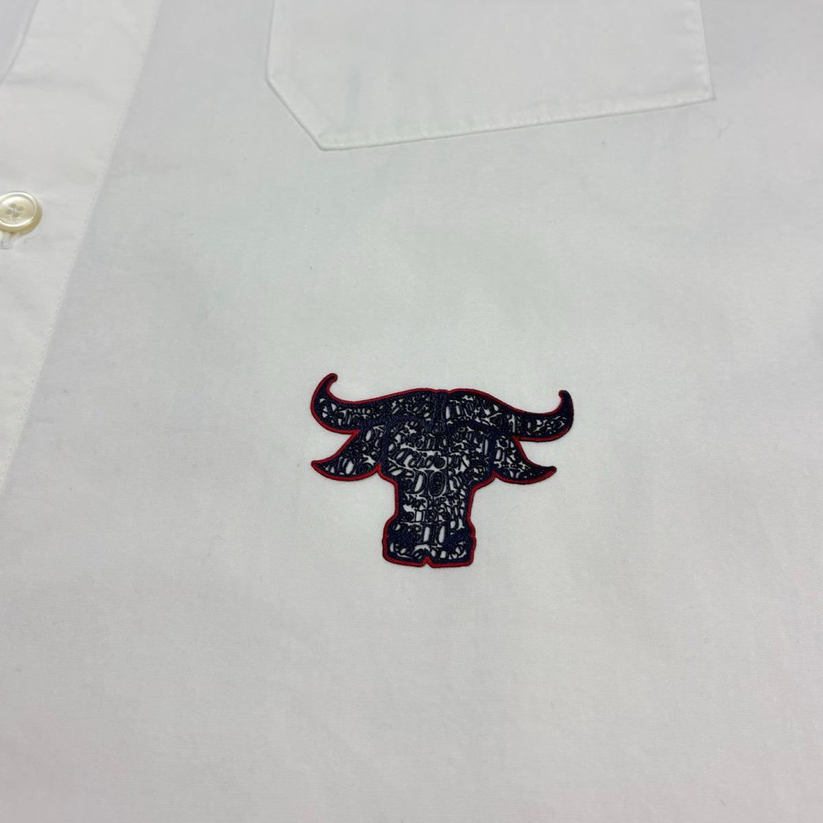 Dior x Shawn Stussy Button-Up Shirt White
