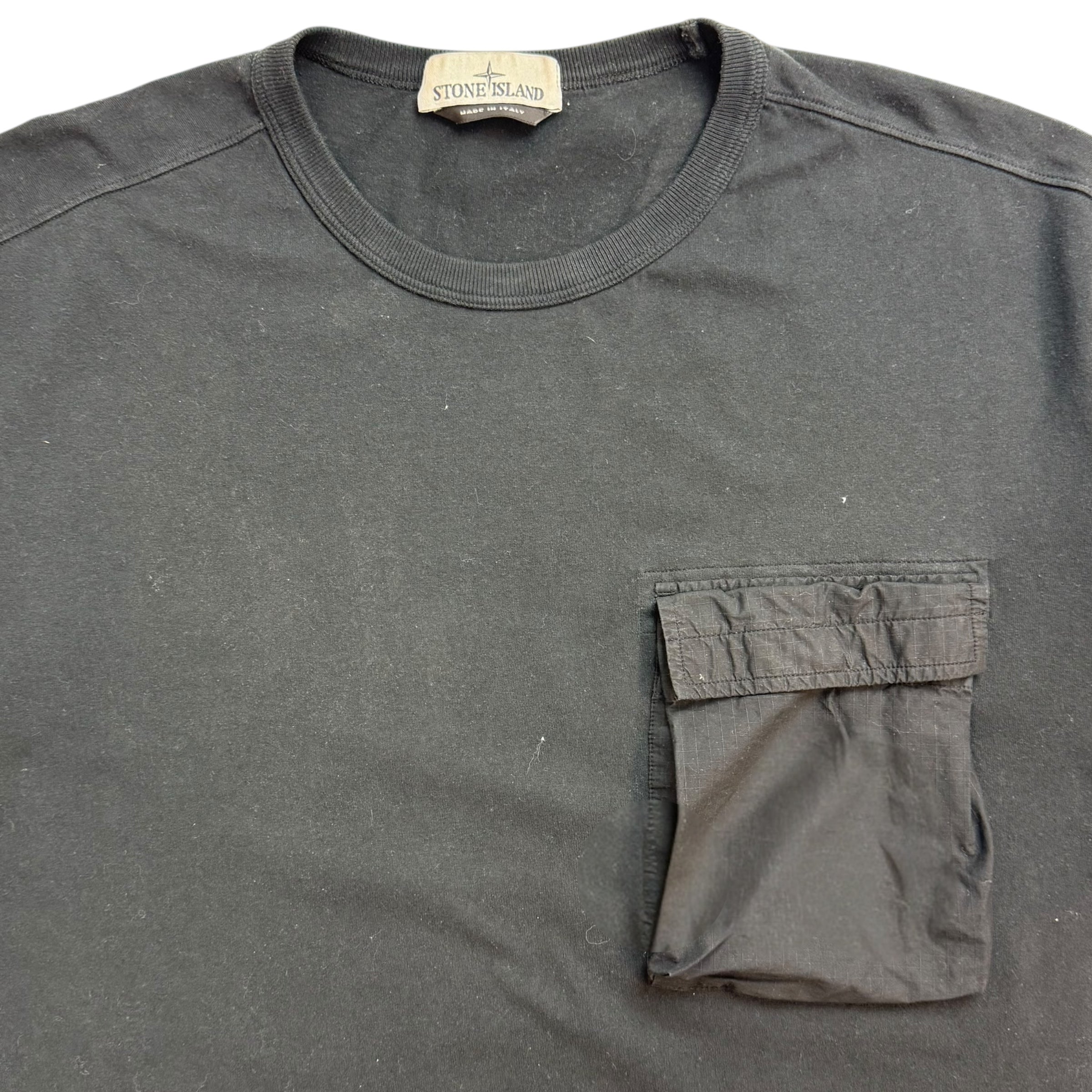 Stone Island Pocket Tee Black